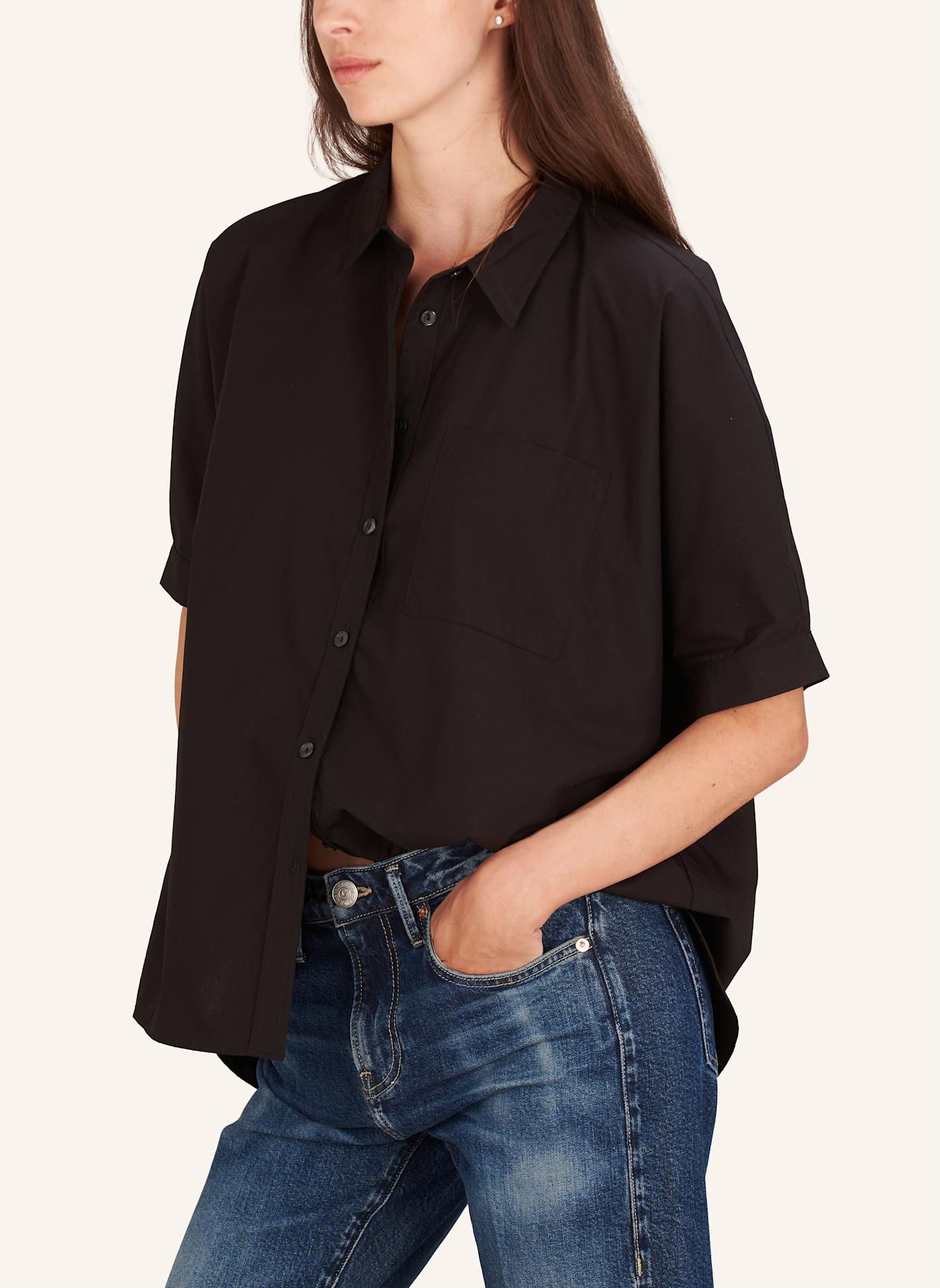 TRUE RELIGION Bluse Oversized: SCHWARZ