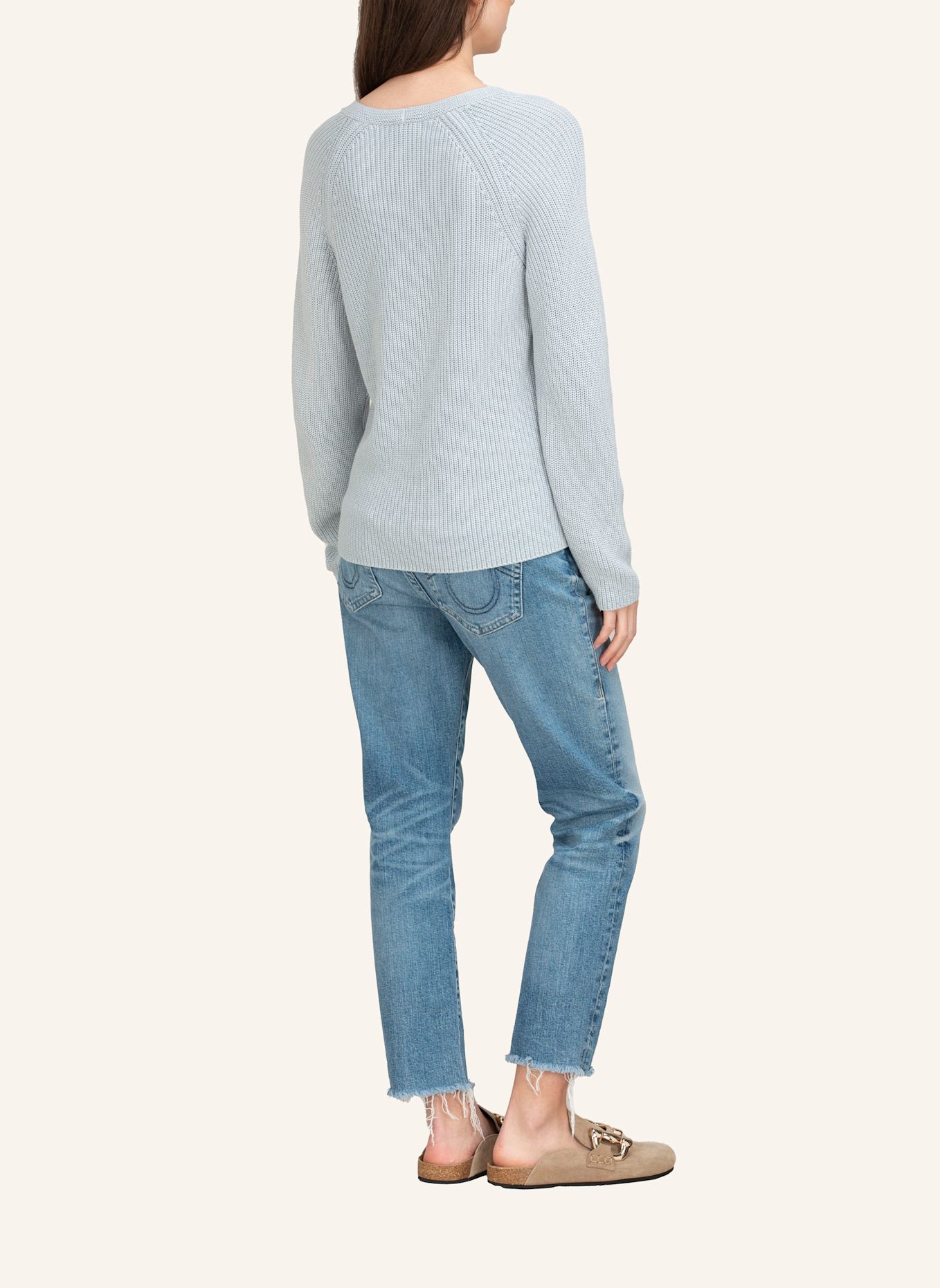 TRUE RELIGION Pullover AVA: GRAU