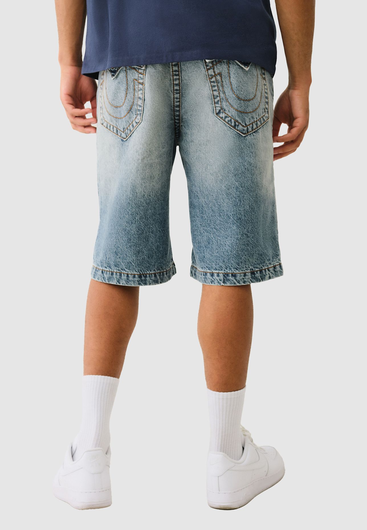 TRUE RELIGION Jeansshorts VINNY: BLAU
