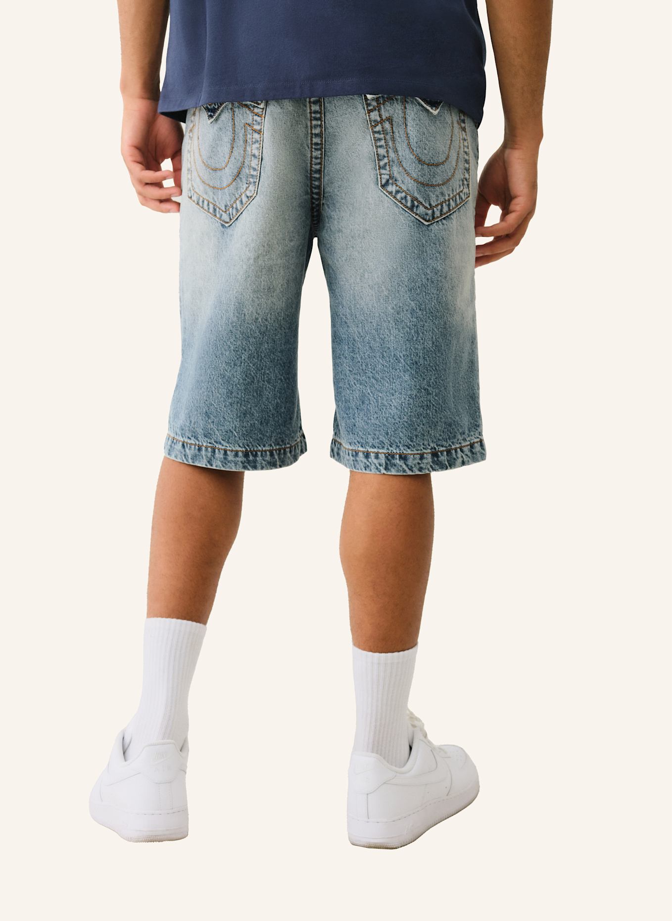 TRUE RELIGION Jeansshorts VINNY: BLAU