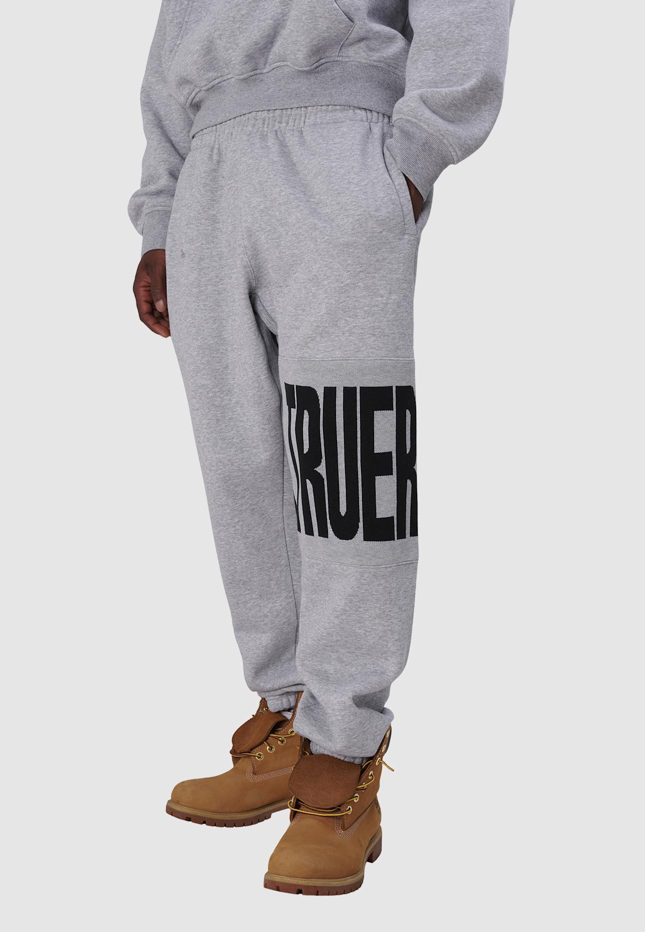 TRUE RELIGION Sweatpant: GRAU