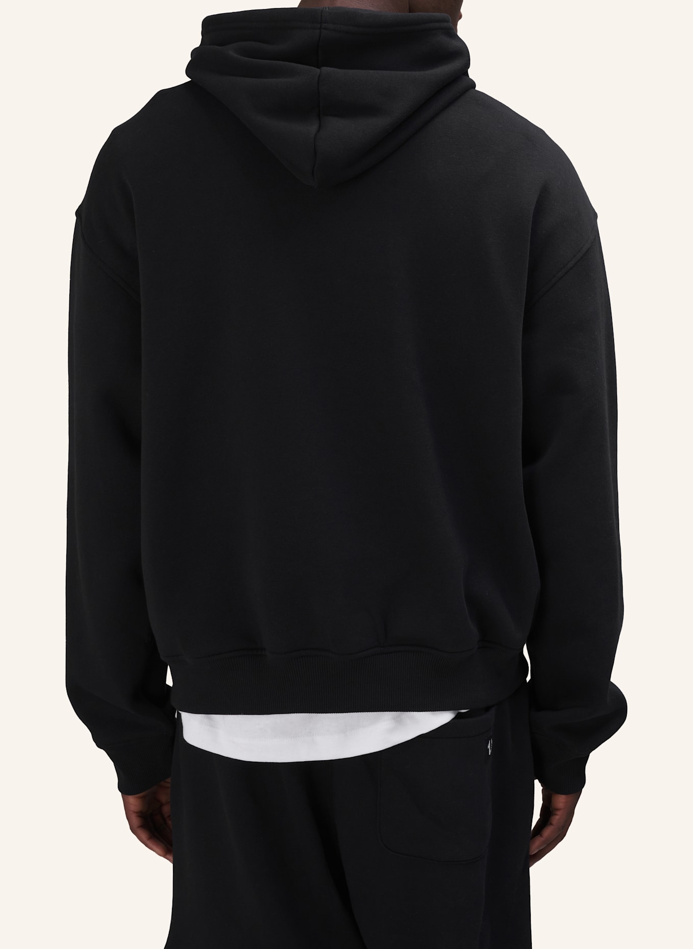 TRUE RELIGION Hoodie: SCHWARZ