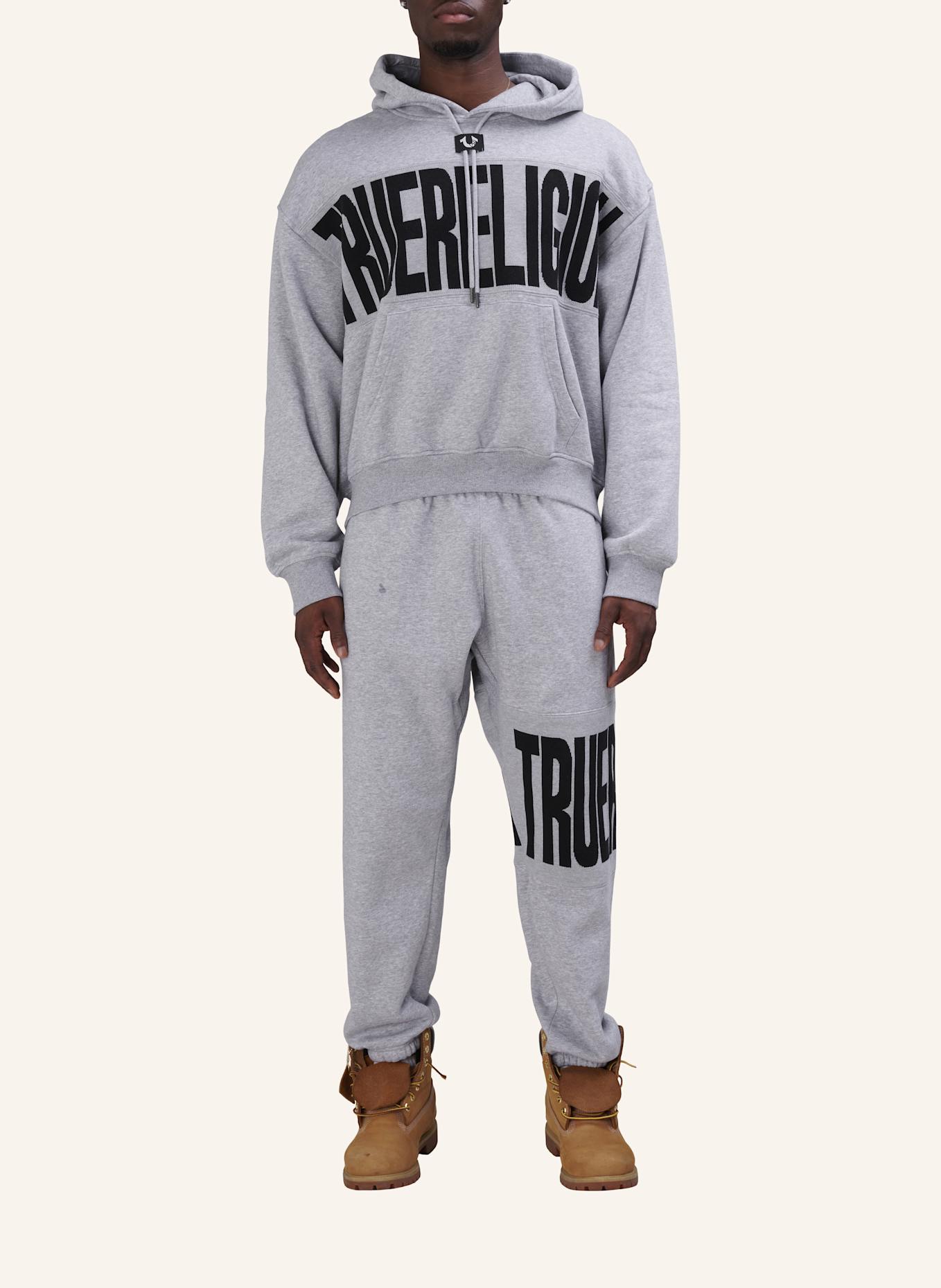 TRUE RELIGION Hoodie: GRAU