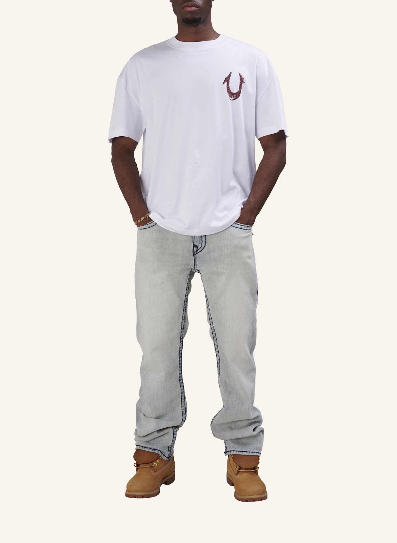 TRUE RELIGION Jeans RICKY SUPER T: HELLBLAU