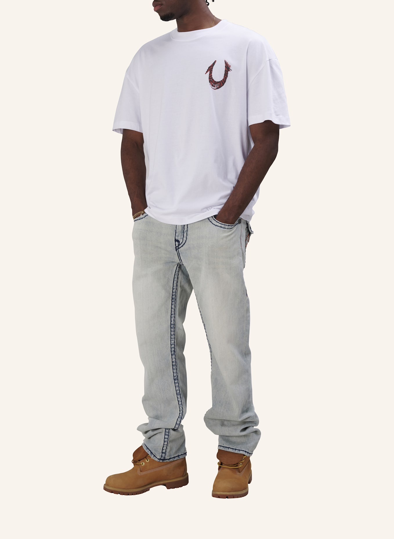 TRUE RELIGION Jeans RICKY SUPER T: HELLBLAU