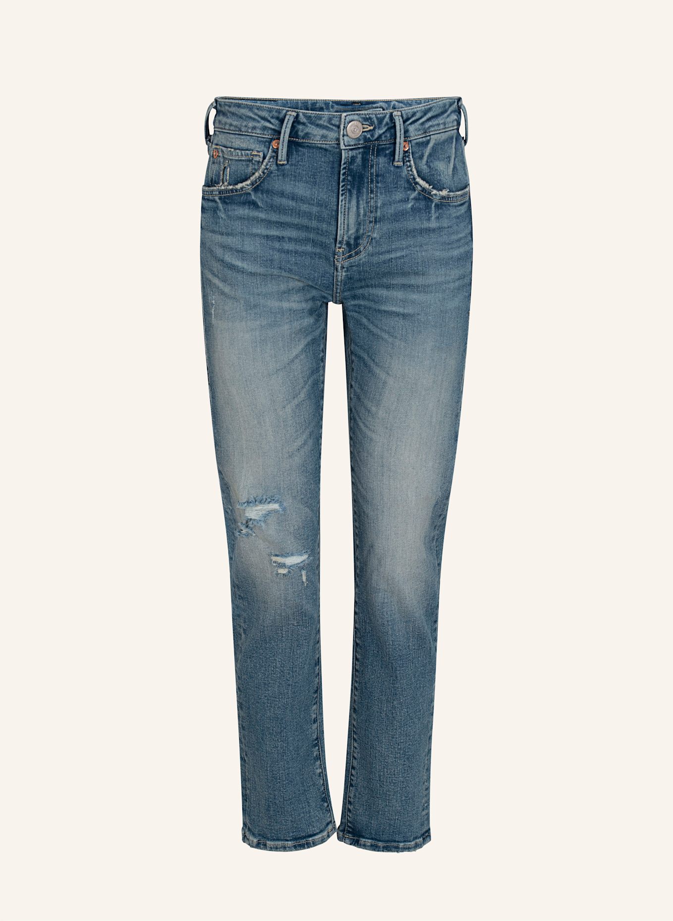 TRUE RELIGION Jeans Piper: BLAUGRAU/ DUNKELBLAU