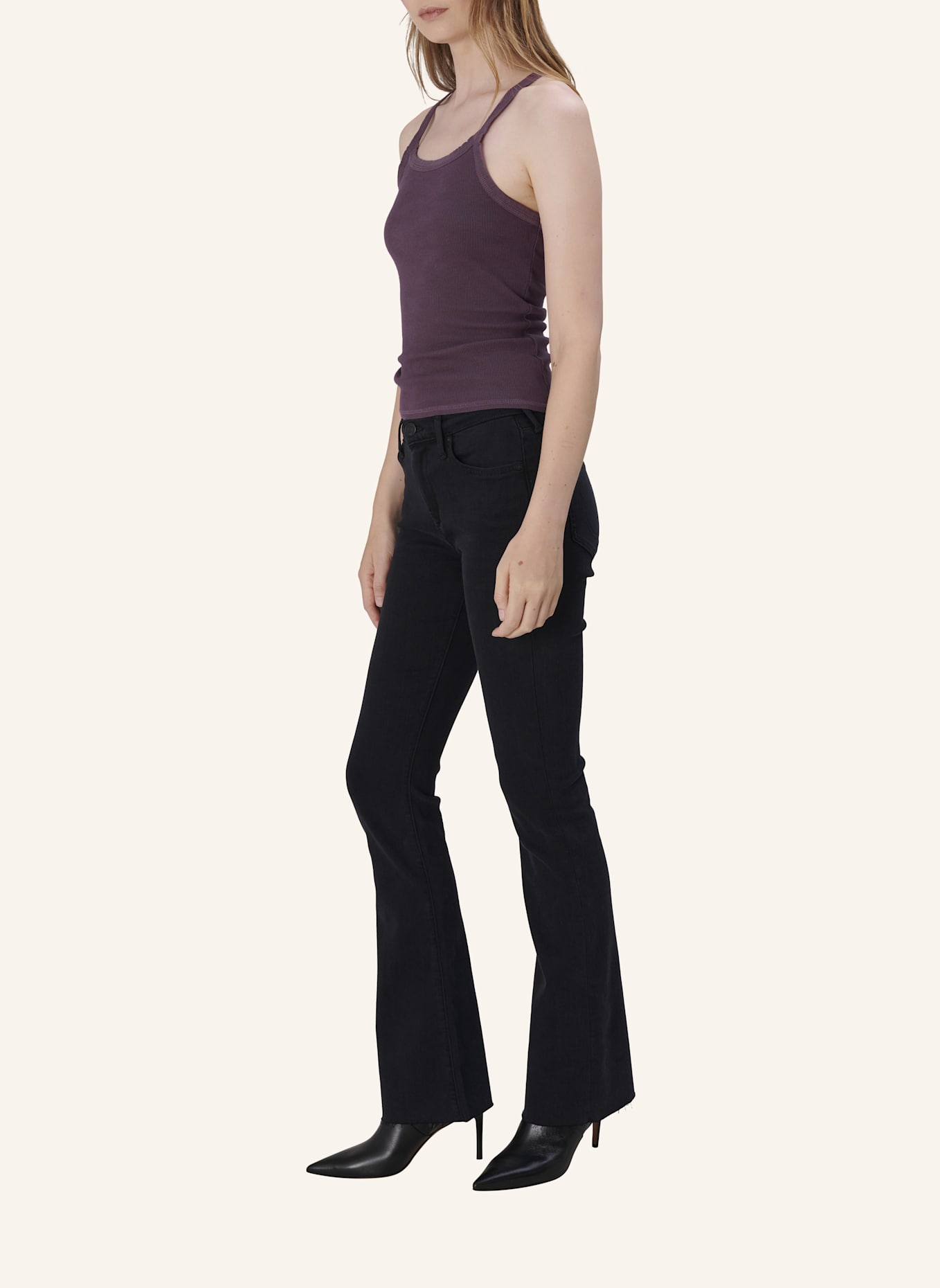 TRUE RELIGION Top: DUNKELLILA