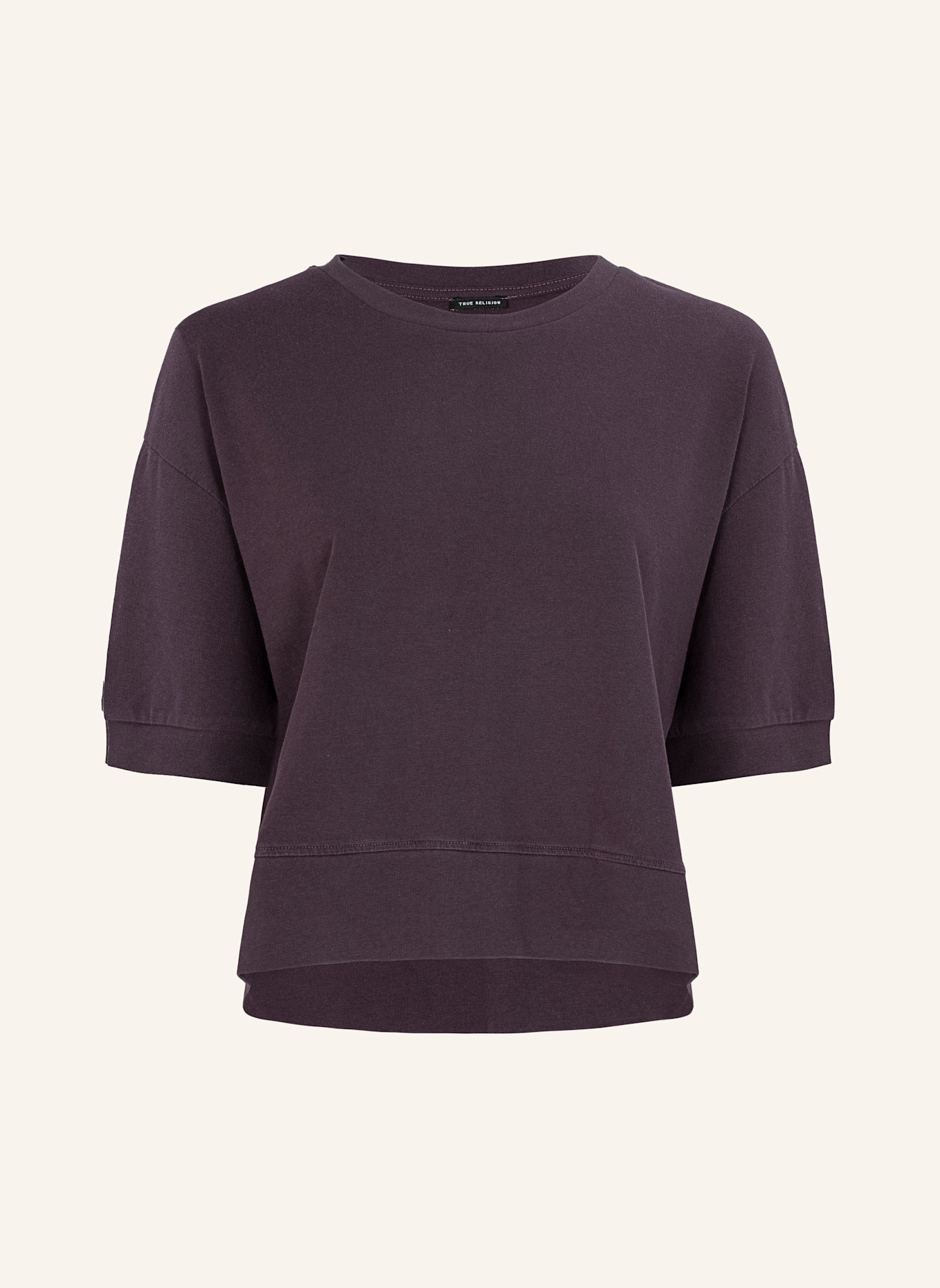 TRUE RELIGION T-Shirt LYLA: DUNKELLILA