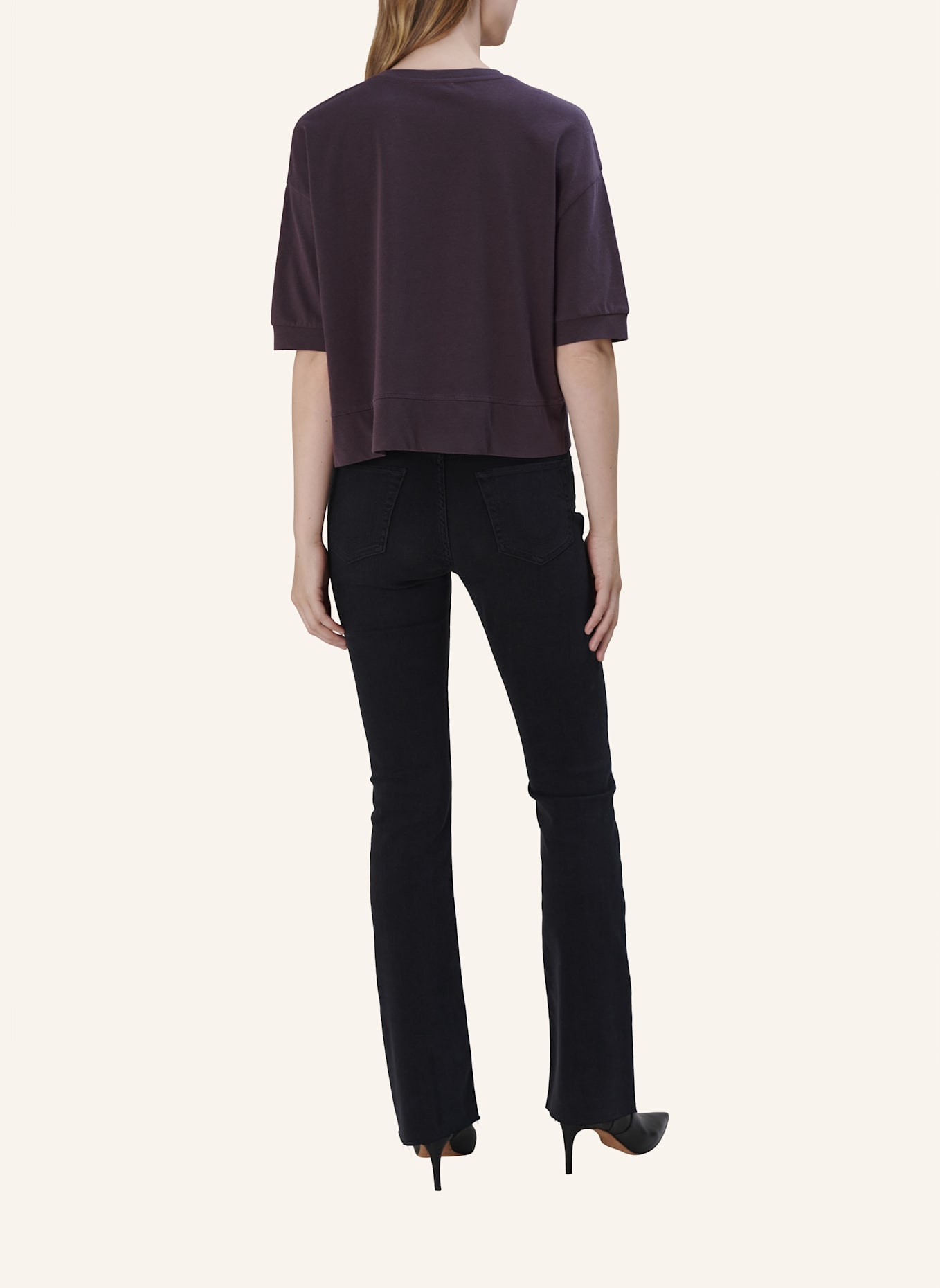 TRUE RELIGION T-Shirt LYLA: DUNKELLILA