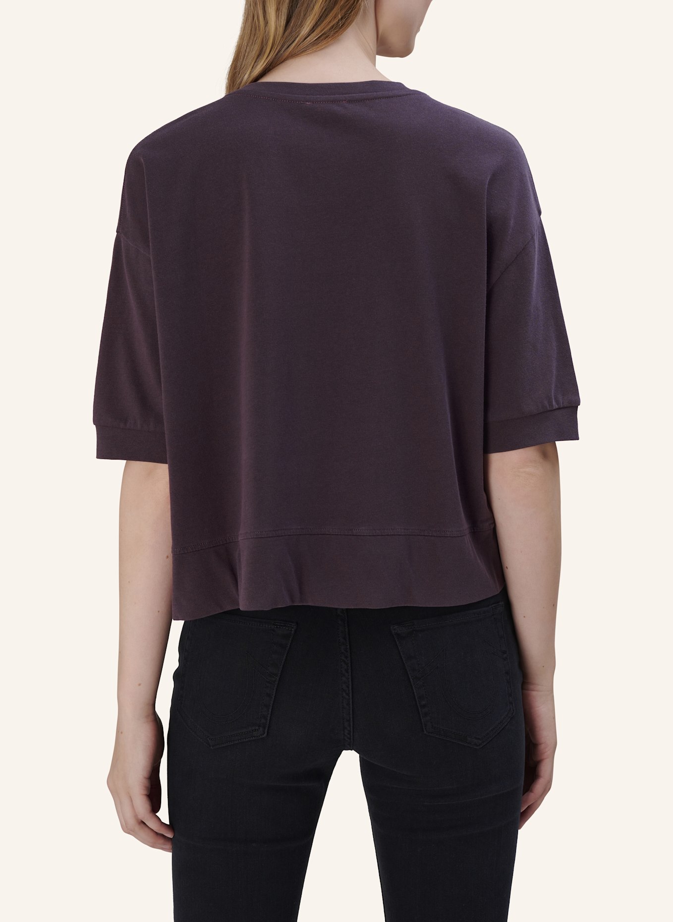 TRUE RELIGION T-Shirt LYLA: DUNKELLILA