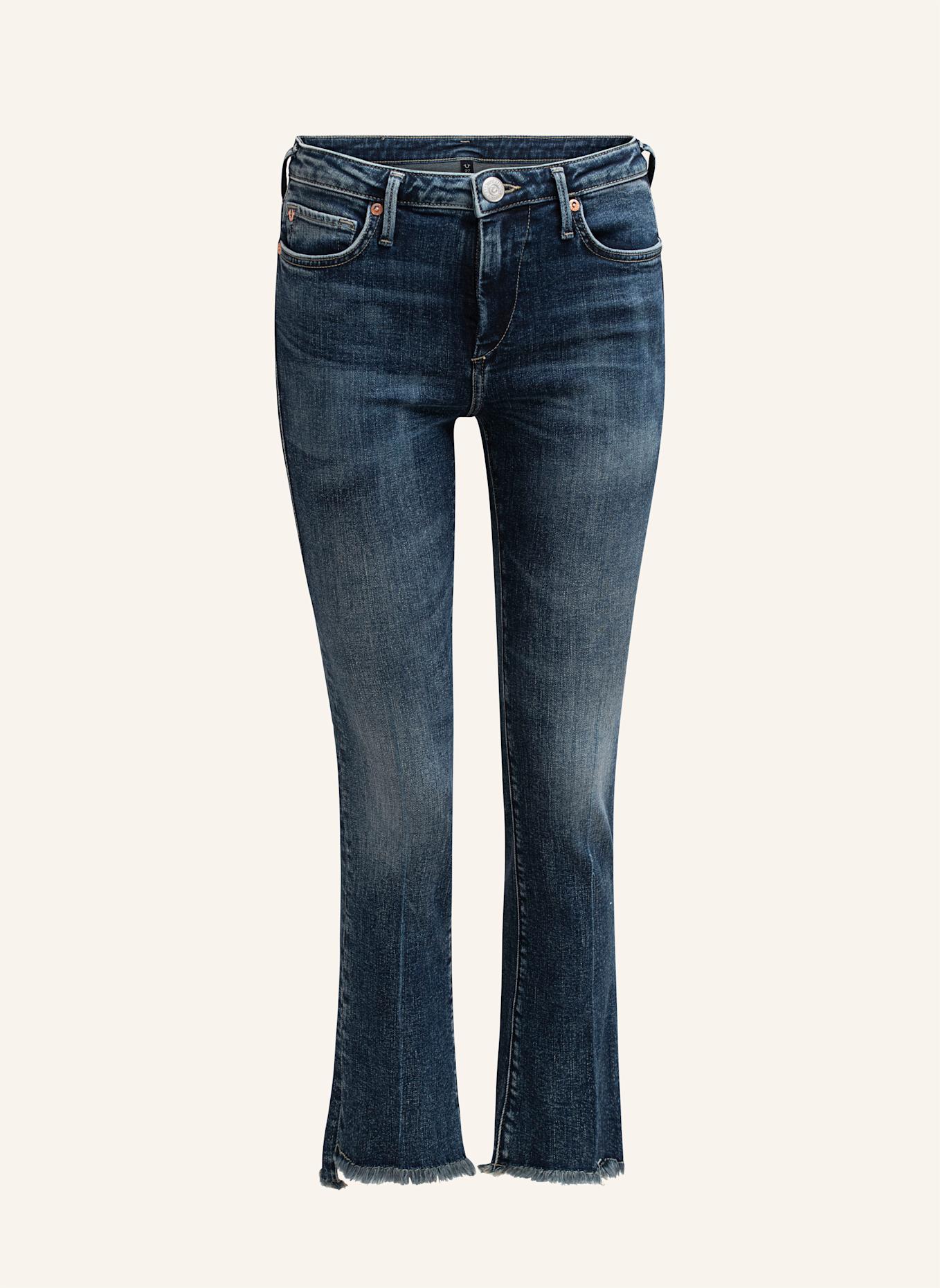 TRUE RELIGION Jeans HALLE KICK FLARE: BLAUGRAU/ DUNKELBLAU