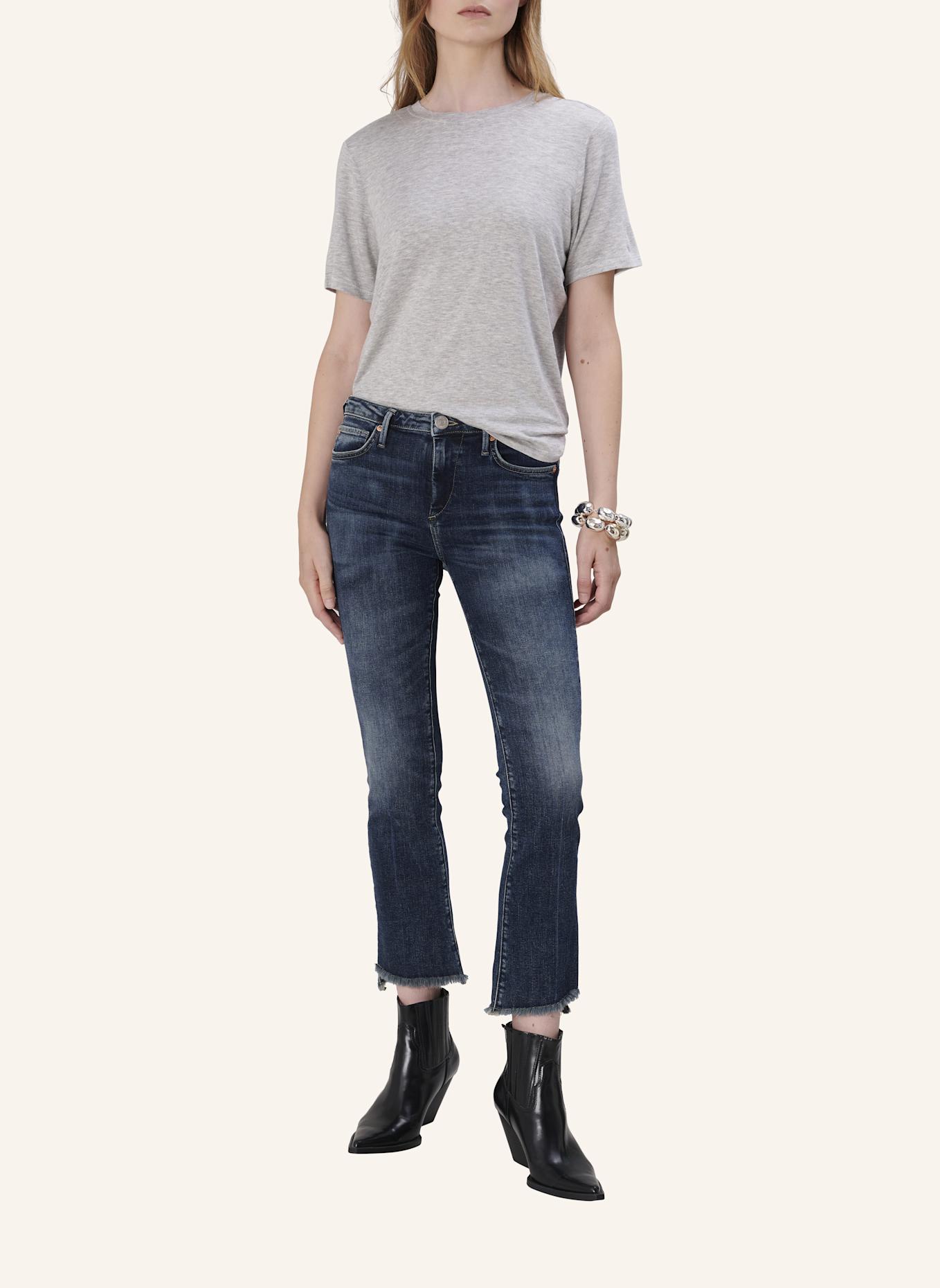 TRUE RELIGION Jeans HALLE KICK FLARE: BLAUGRAU/ DUNKELBLAU