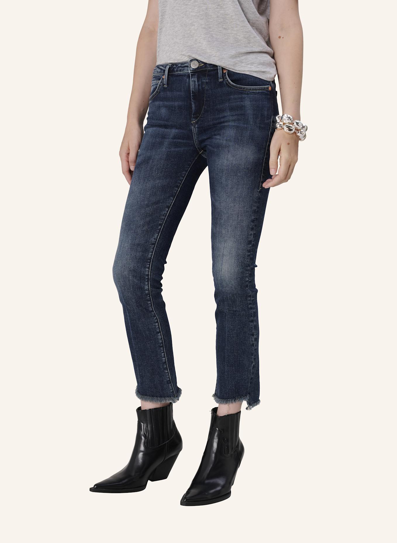 TRUE RELIGION Jeans HALLE KICK FLARE: BLAUGRAU/ DUNKELBLAU