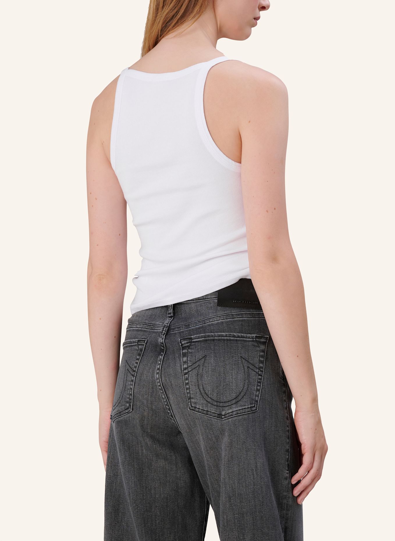 TRUE RELIGION Top: WEISS