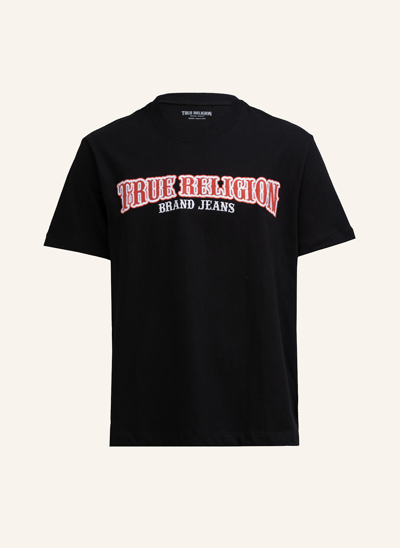 TRUE RELIGION T-Shirt: SCHWARZ