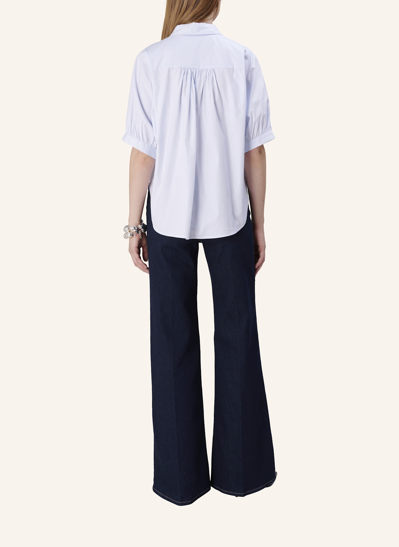 TRUE RELIGION Flared Jeans MIJA: BLAUGRAU/ DUNKELBLAU