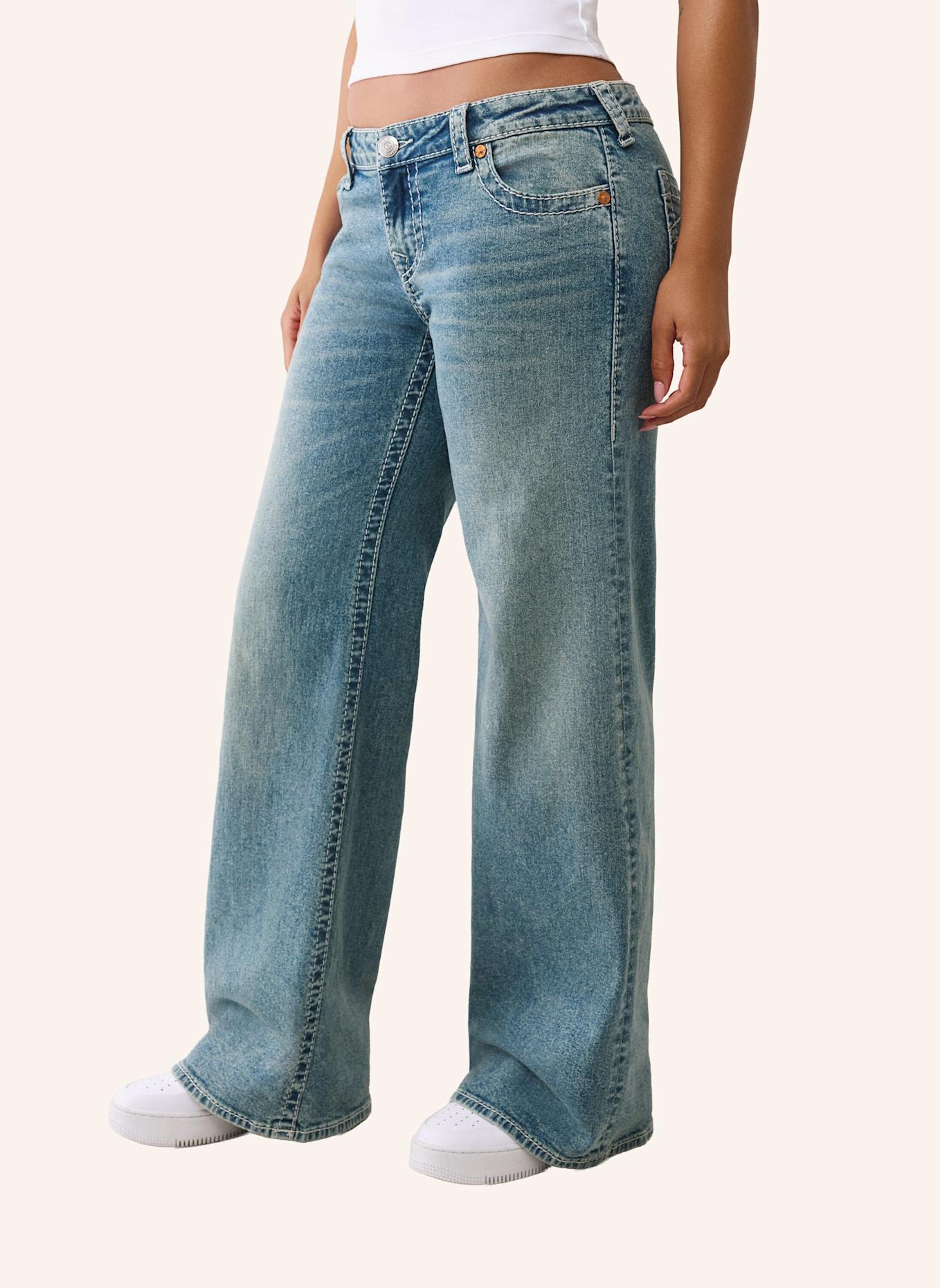 TRUE RELIGION Baggy-Jeans BOBBY: BLAU