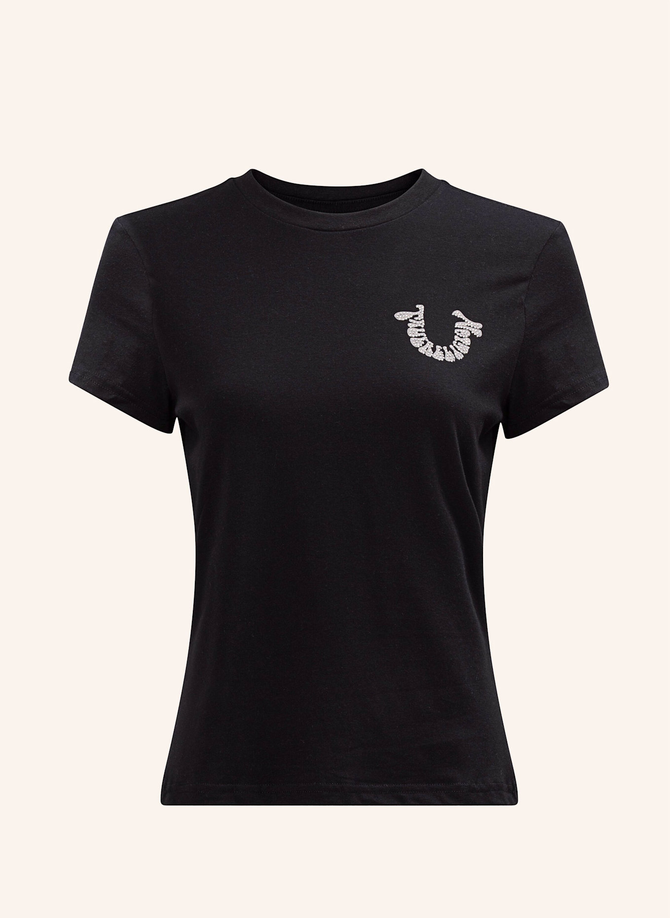 TRUE RELIGION T-Shirt: SCHWARZ