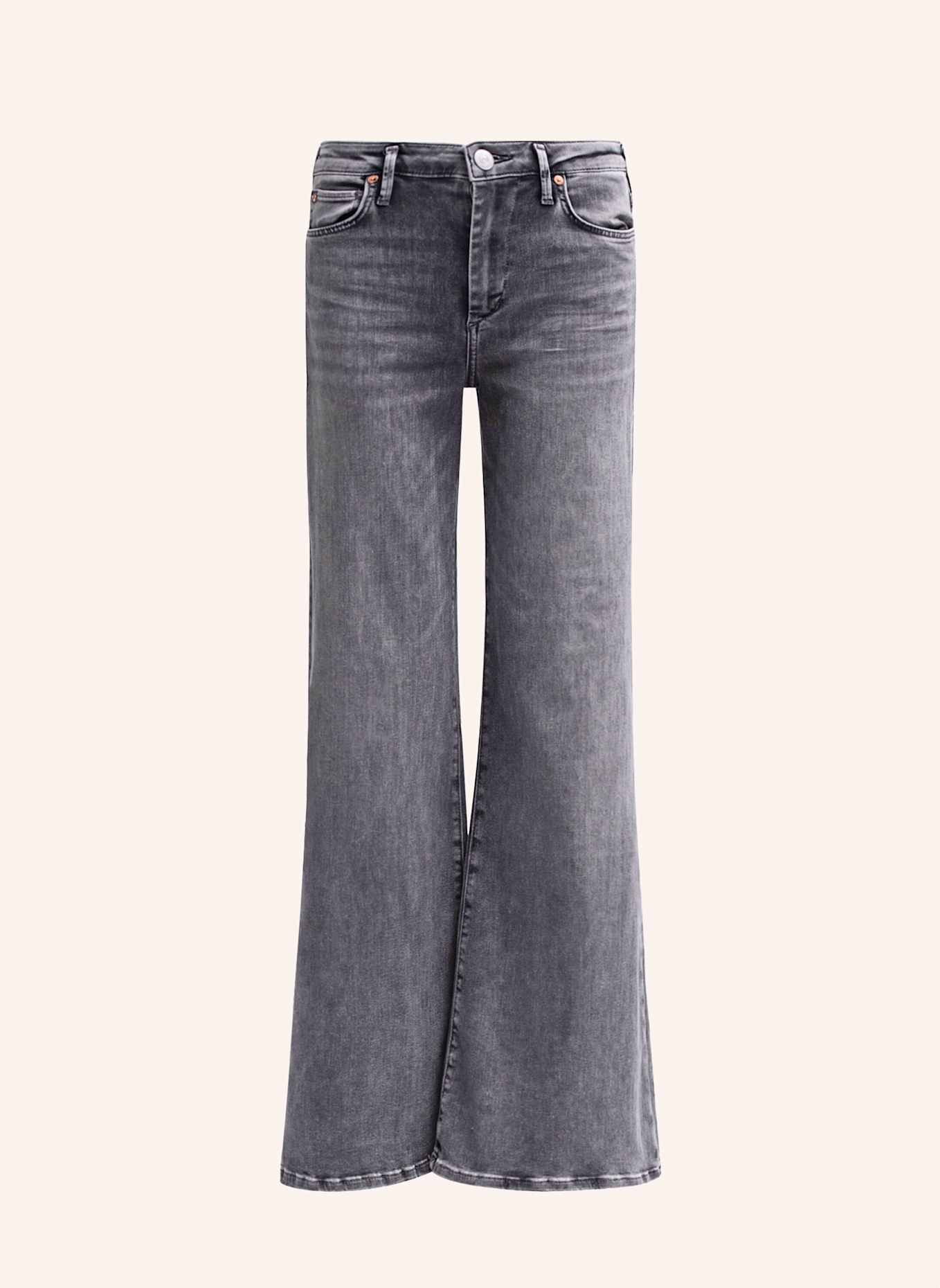 TRUE RELIGION Jeans MIJA FLARED: SCHWARZ/ GRAU