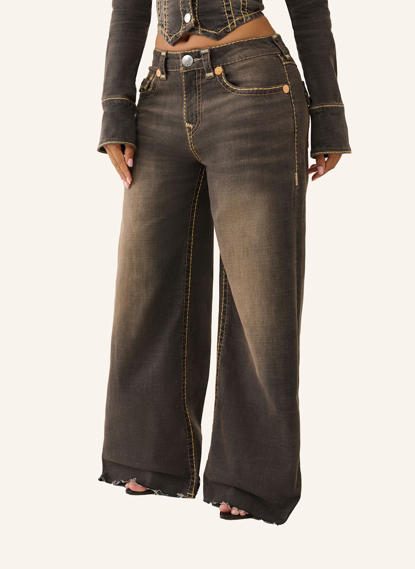 TRUE RELIGION Jeans JESSIE SUPER BAGGY: BLAU