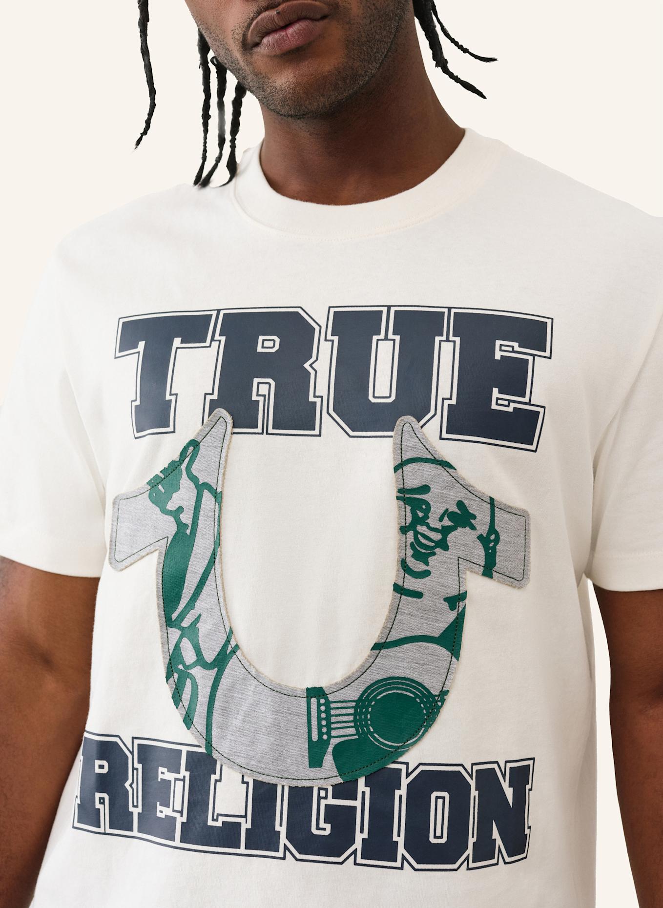 TRUE RELIGION T-Shirt HORSESHOE: WEISS