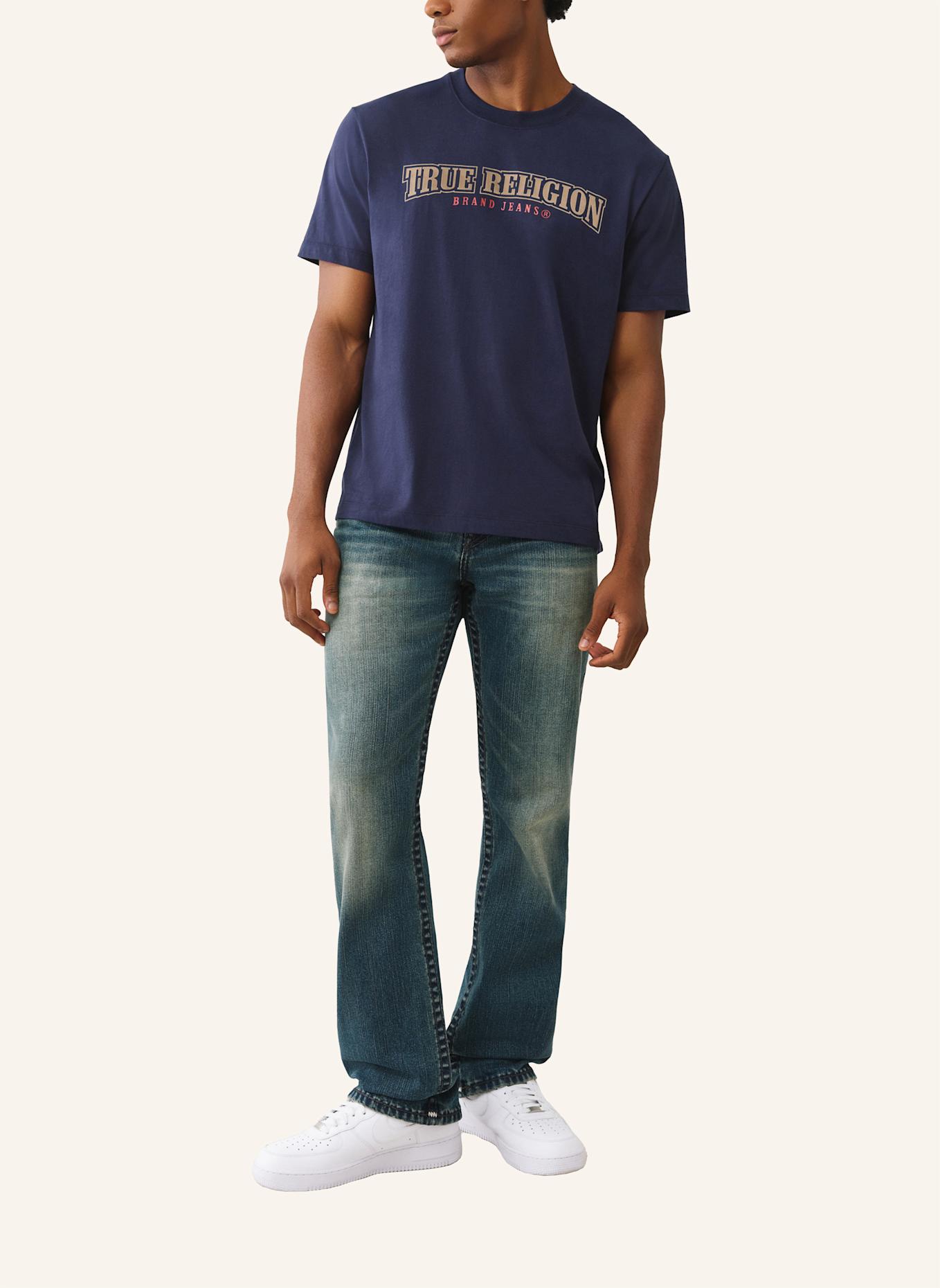 TRUE RELIGION T-Shirt BUDDHA: DUNKELBLAU