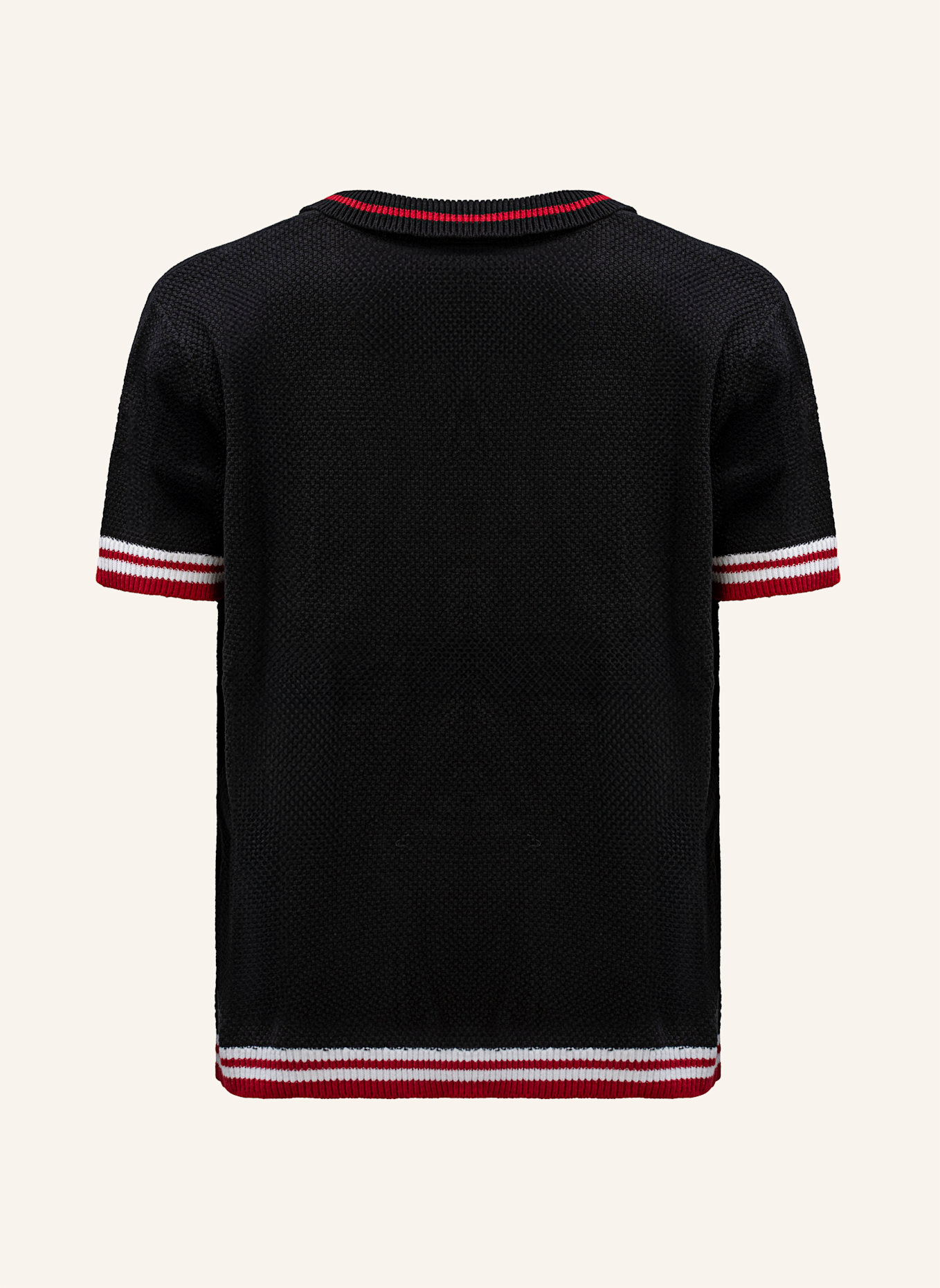 TRUE RELIGION Poloshirt: SCHWARZ