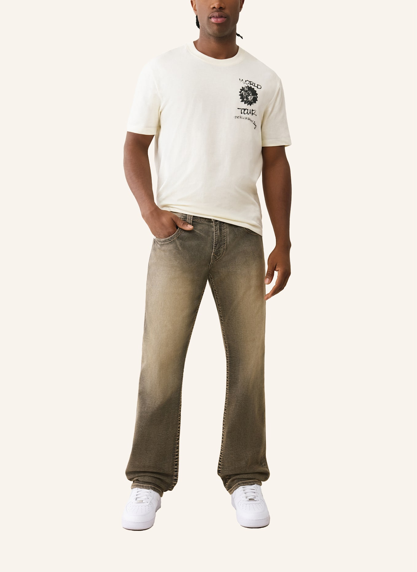 TRUE RELIGION Jeans RICKY SUPER T: SCHWARZ