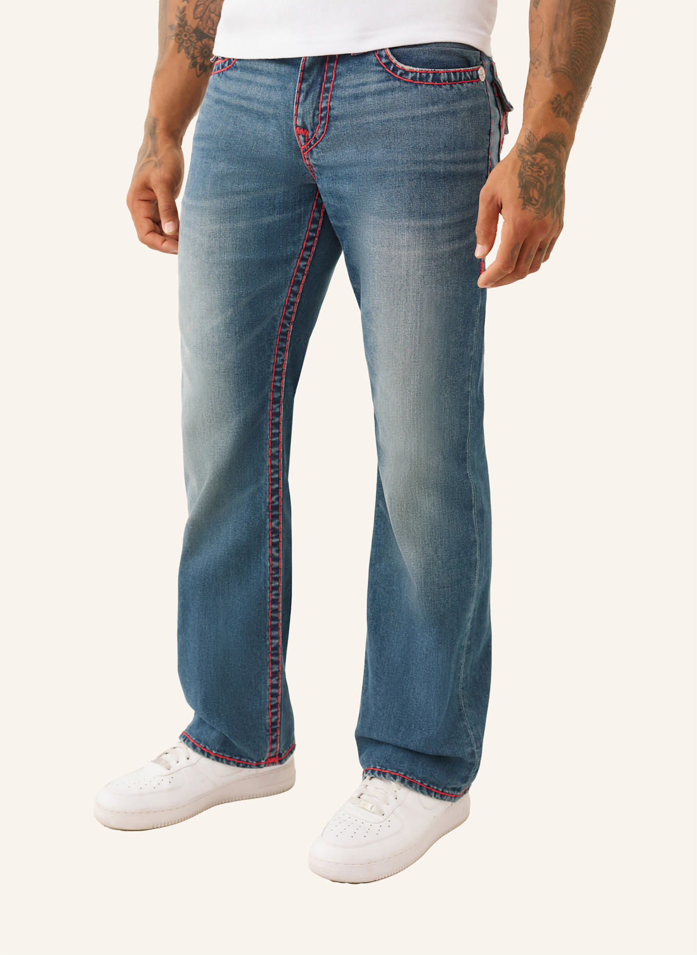 TRUE RELIGION Jeans BILLY SUPER T: BLAU