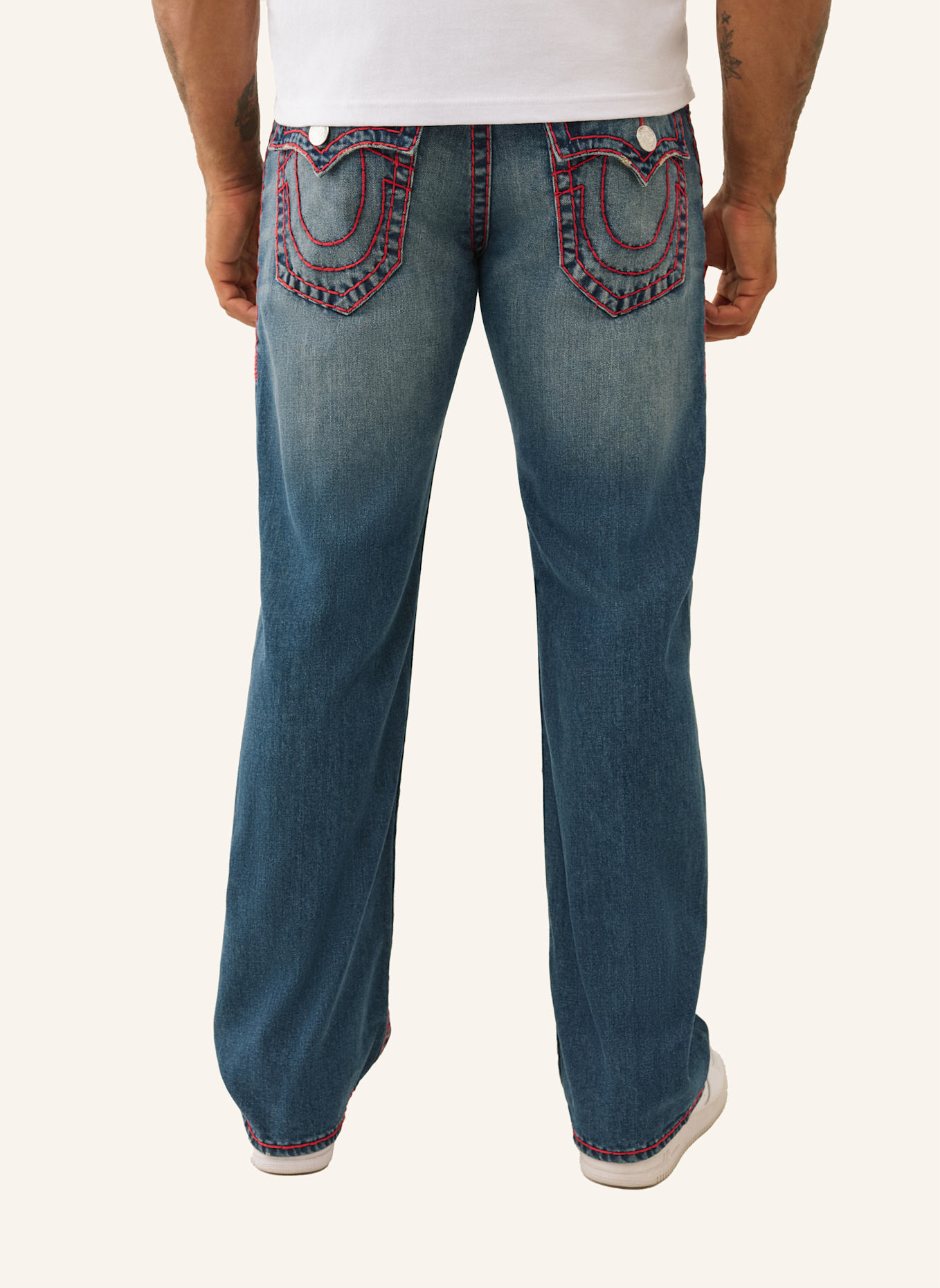 TRUE RELIGION Jeans BILLY SUPER T: BLAU