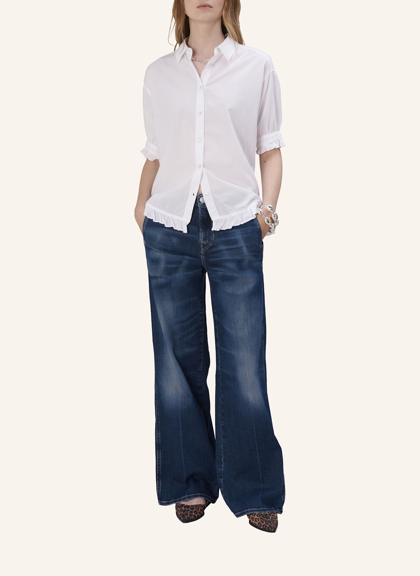 TRUE RELIGION Jeans LAUREN: BLAUGRAU/ DUNKELBLAU