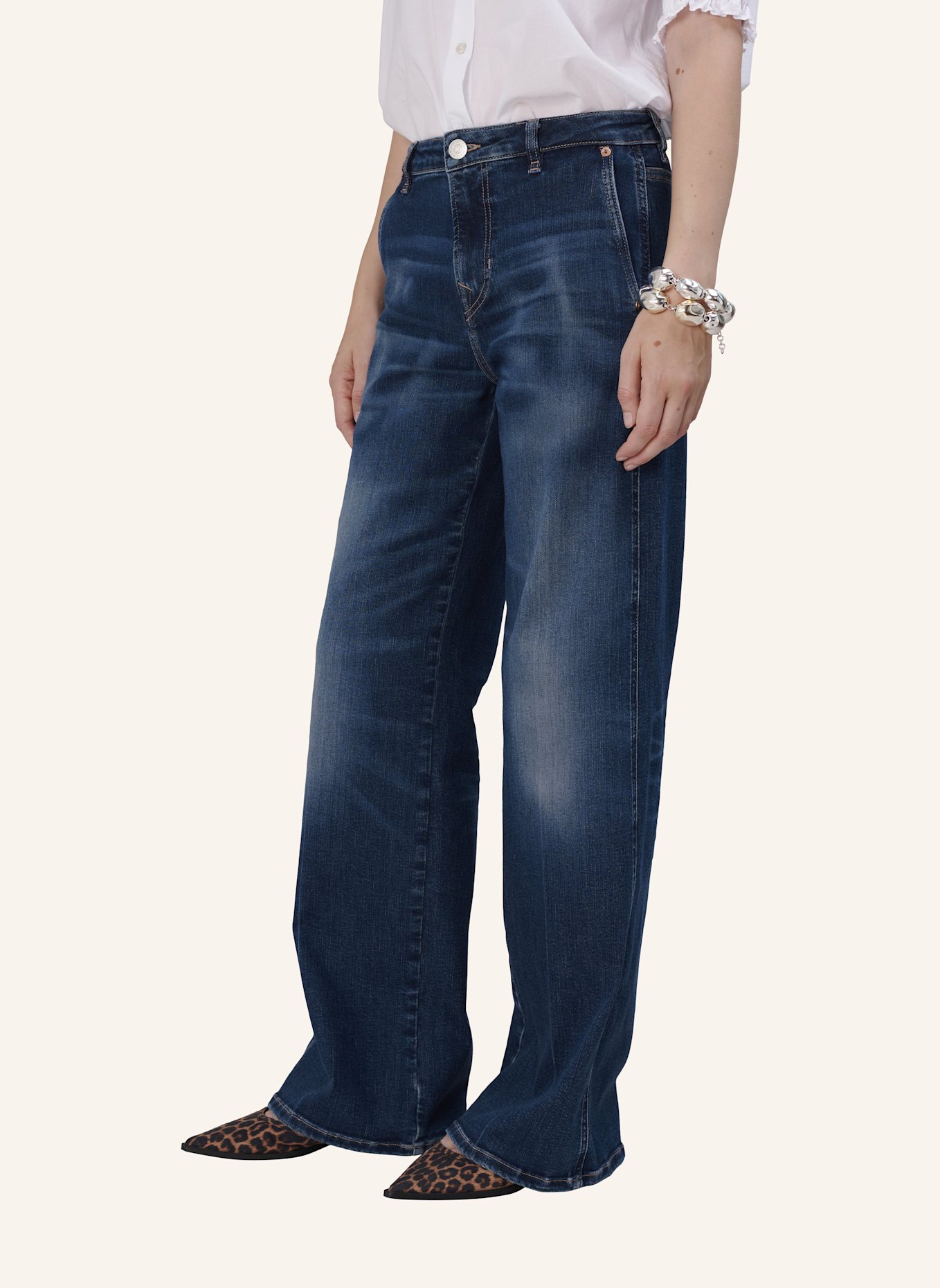 TRUE RELIGION Jeans LAUREN: BLAUGRAU/ DUNKELBLAU