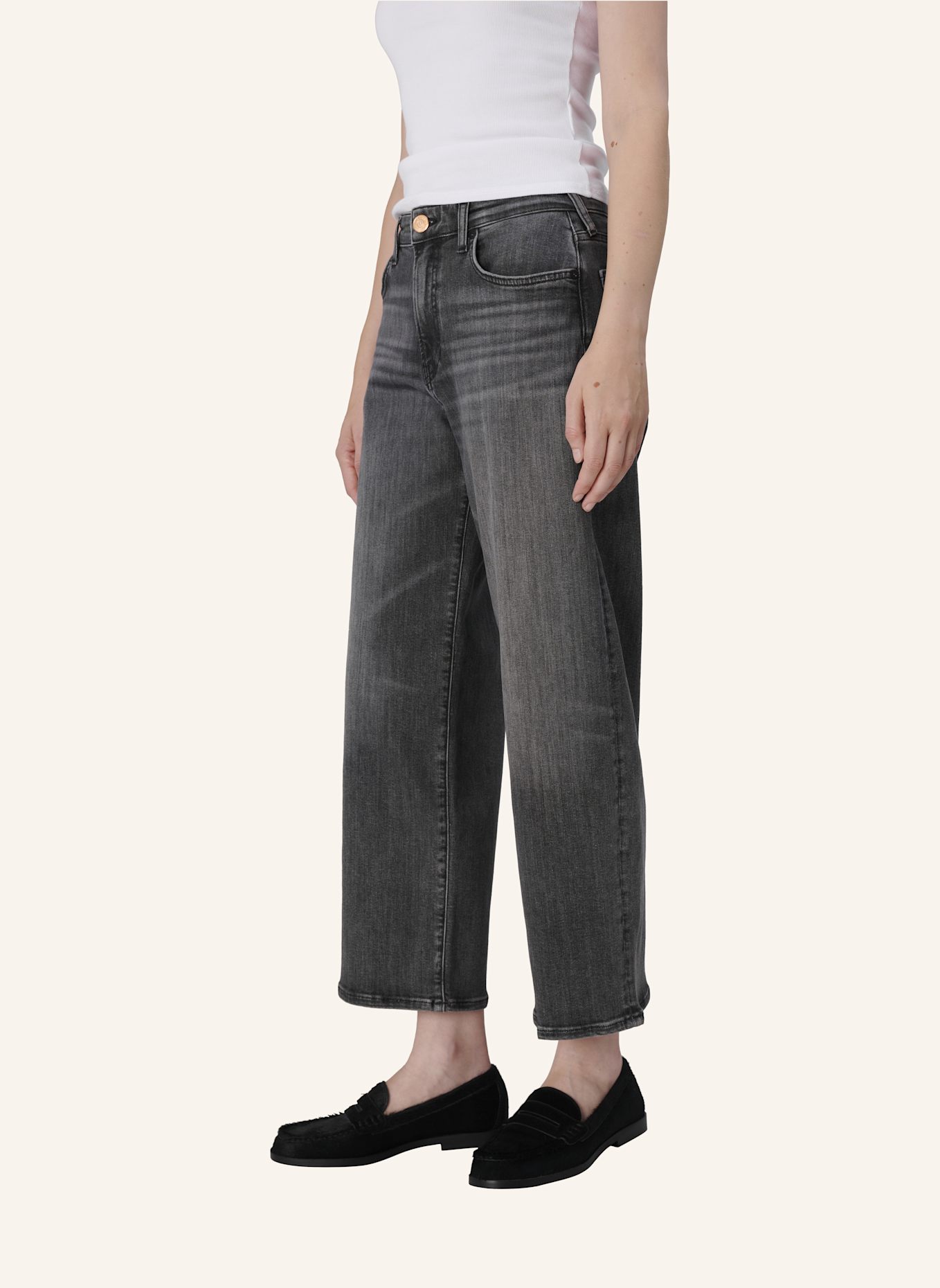 TRUE RELIGION Straight Jeans VOLUME: SCHWARZ