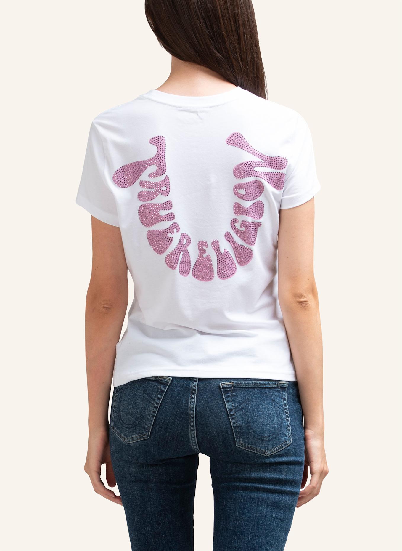 TRUE RELIGION T-Shirt: WEISS