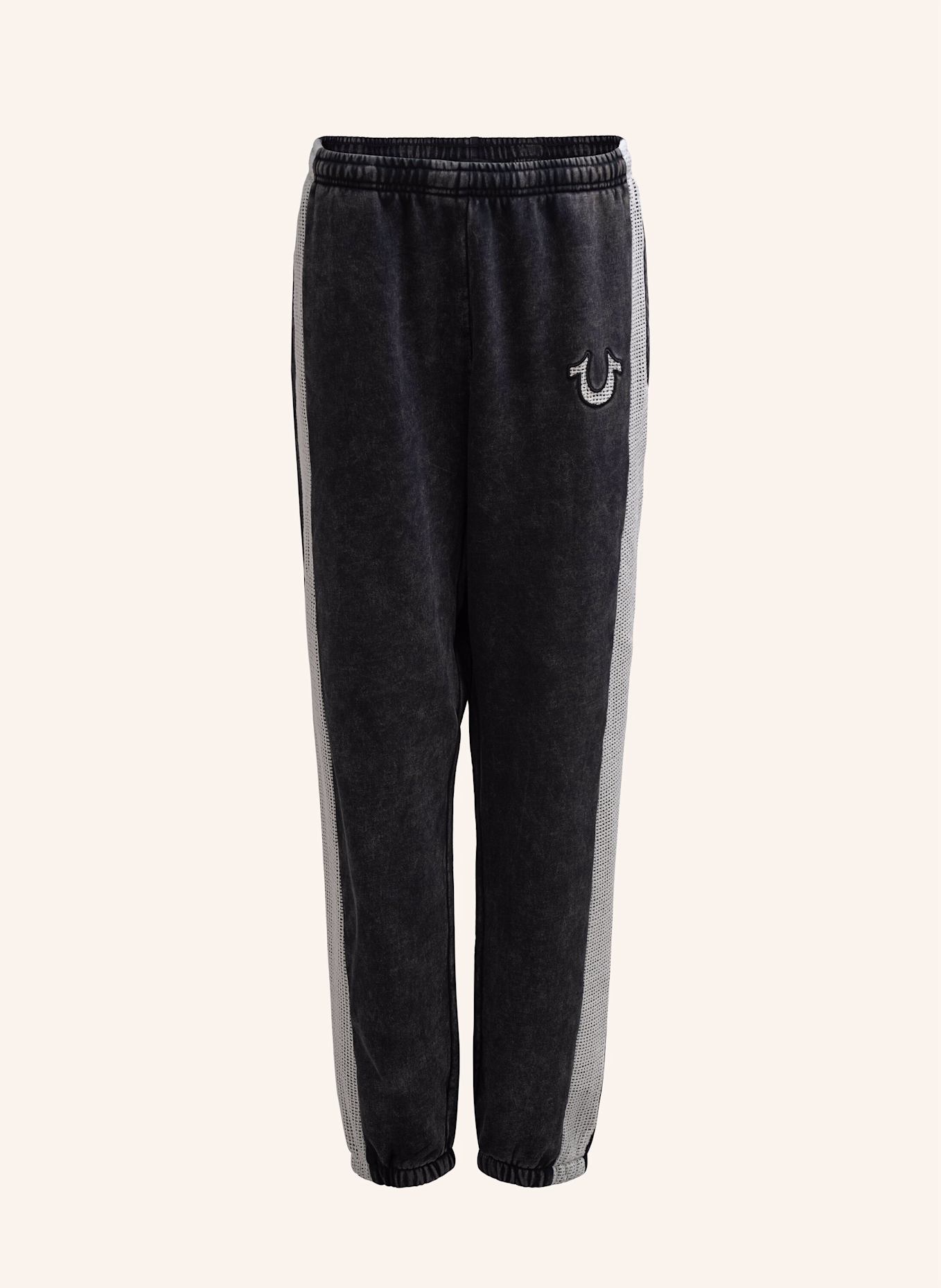 TRUE RELIGION Sweathose: SCHWARZ