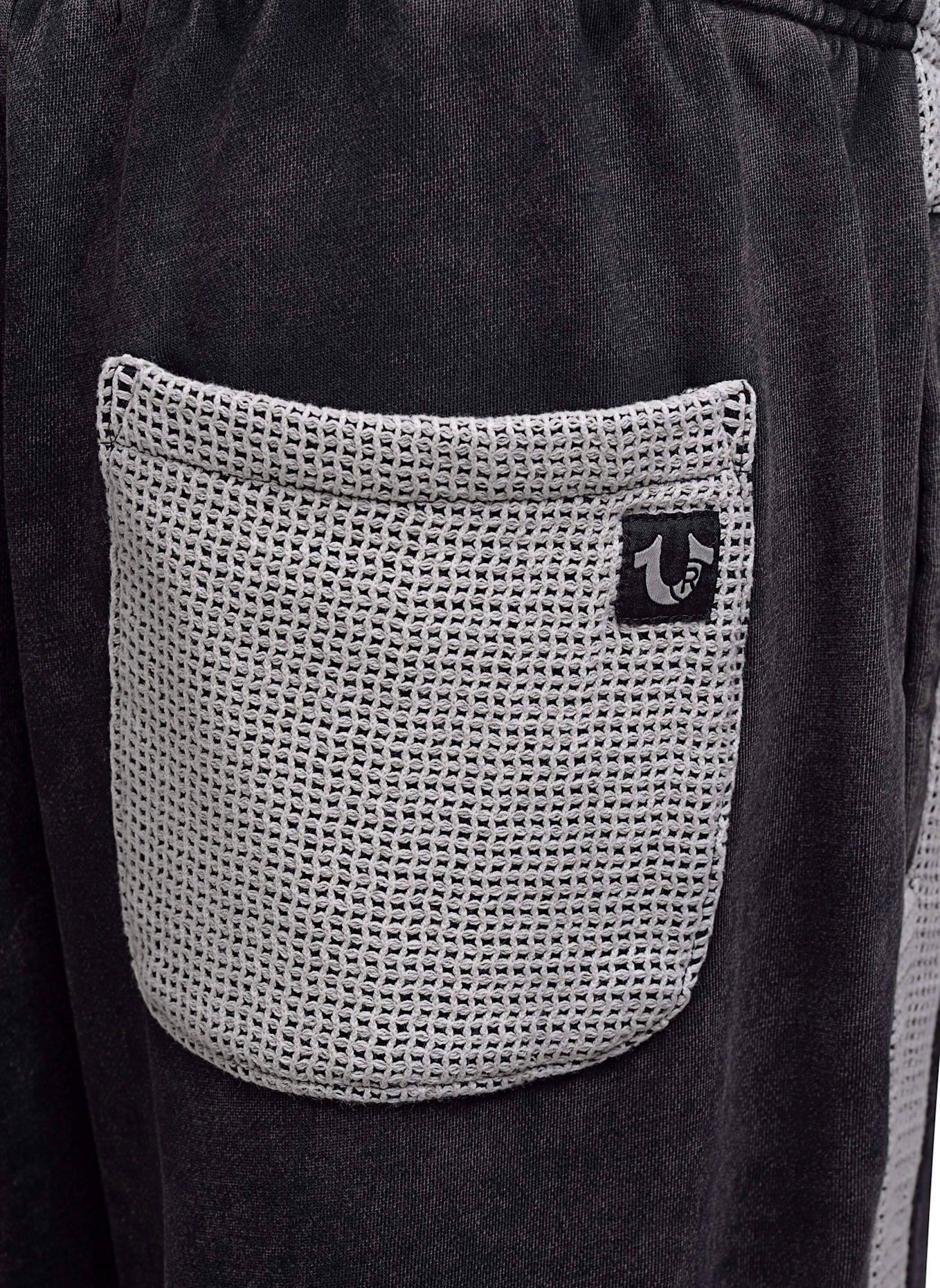 TRUE RELIGION Sweathose: SCHWARZ