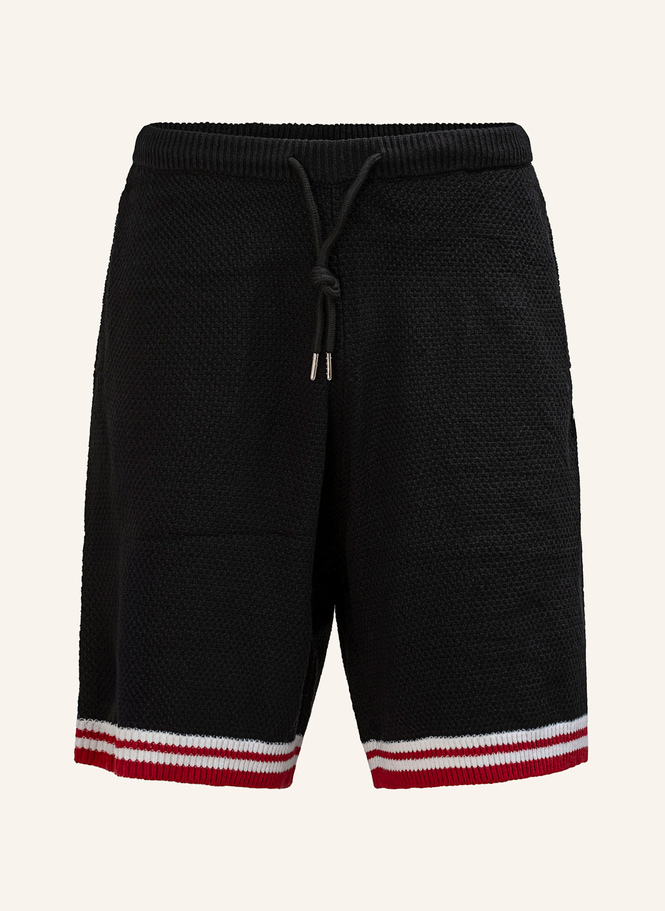 TRUE RELIGION Sweatshorts: SCHWARZ