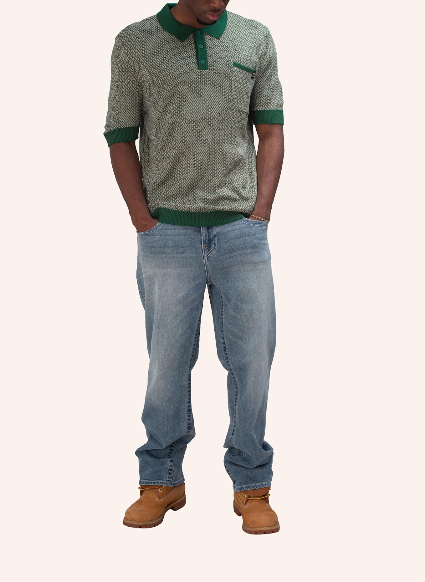 TRUE RELIGION Poloshirt KNIT: GRÜN