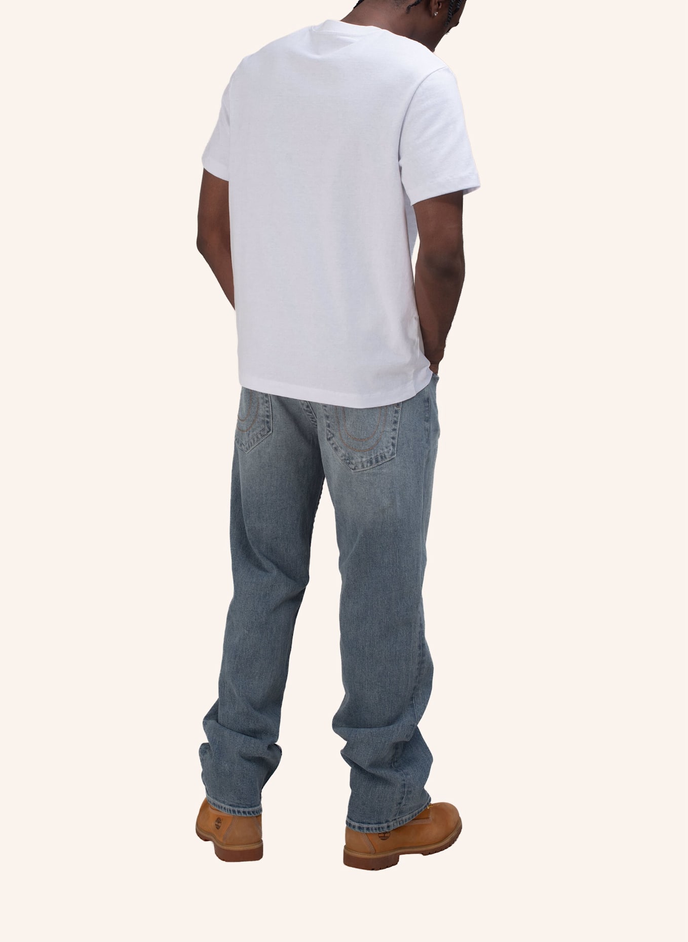 TRUE RELIGION T-Shirt: WEISS