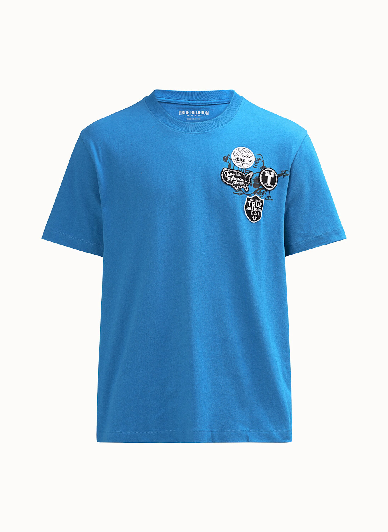 TRUE RELIGION T-Shirt UNIVERSITY: BLAU