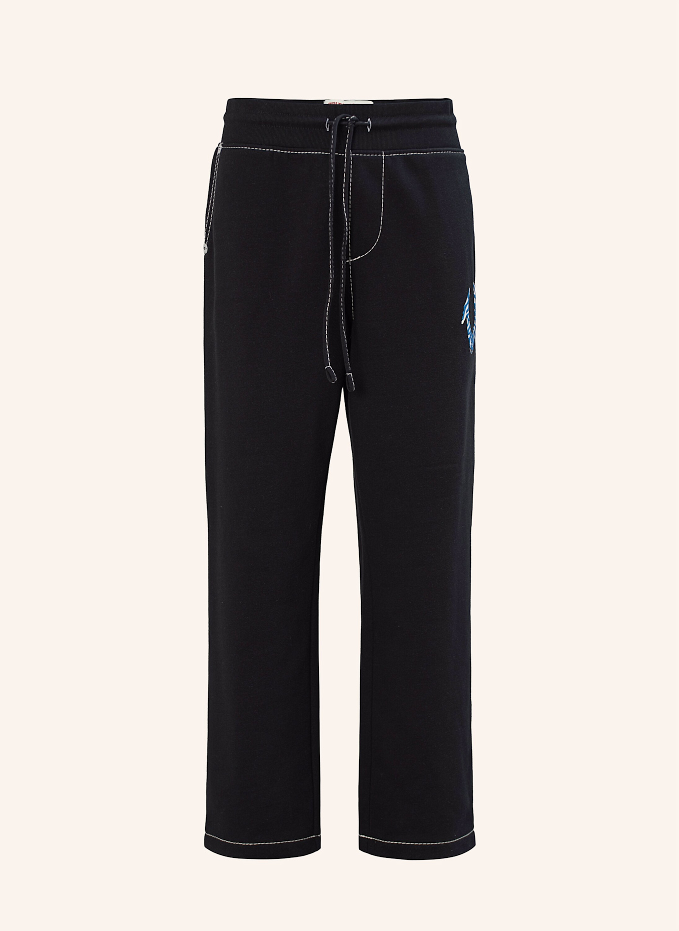 TRUE RELIGION Sweatpant Baggy Big T: SCHWARZ