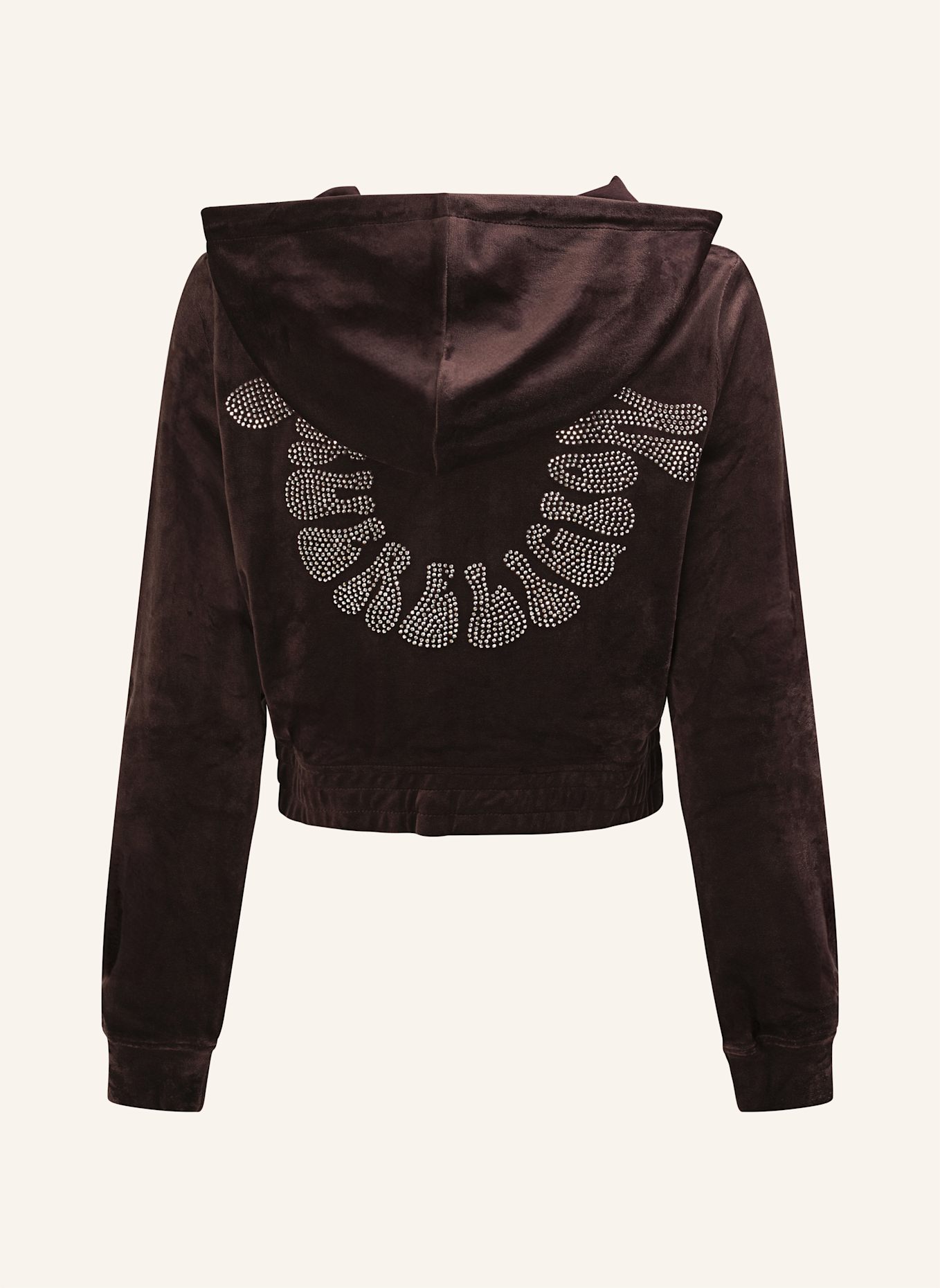 TRUE RELIGION Zip-Hoodie: BRAUN