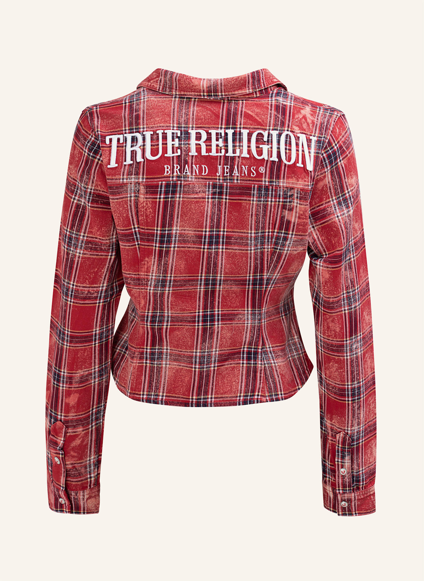 TRUE RELIGION Karohemd: ROT