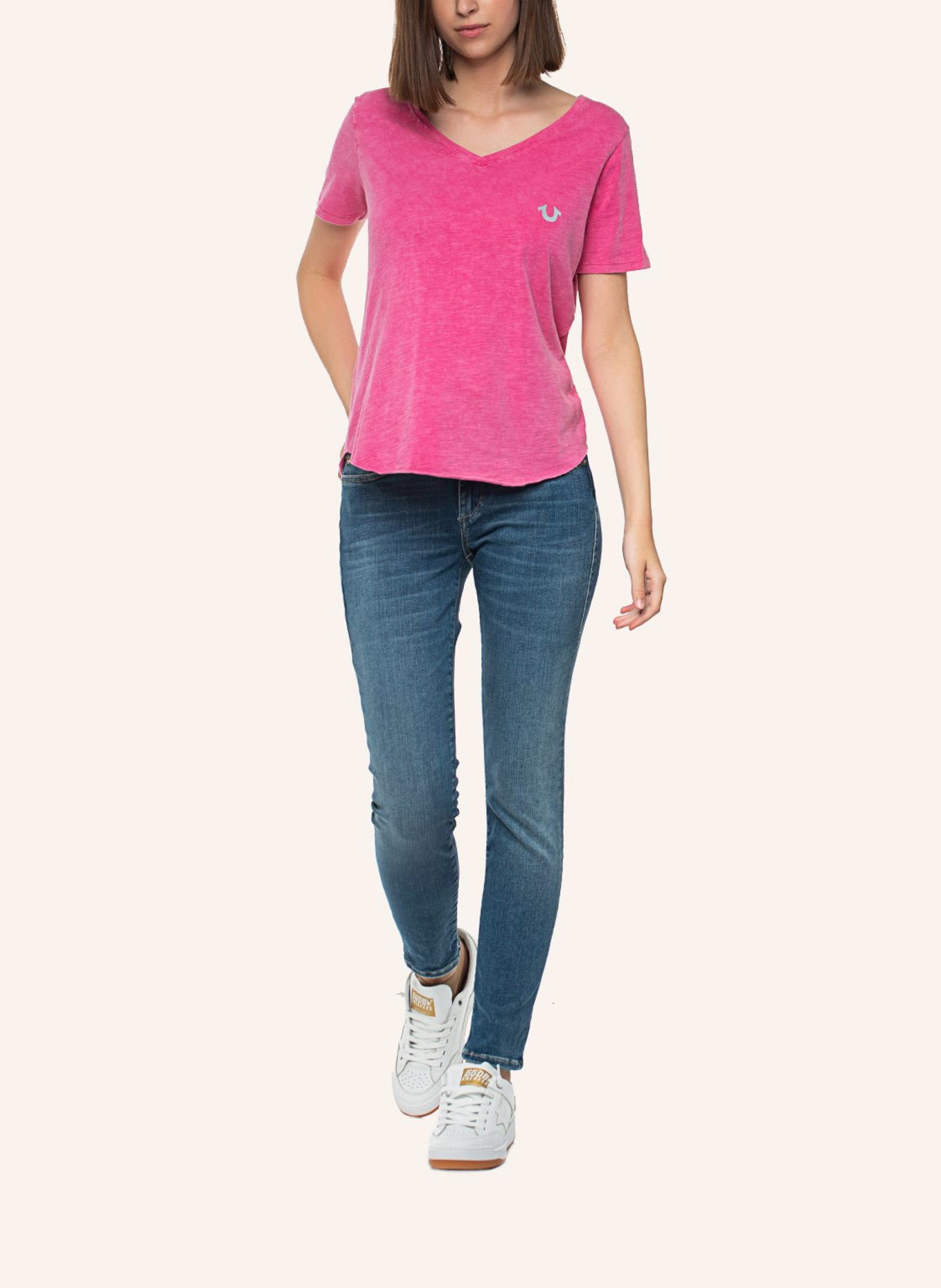 TRUE RELIGION Jeans HALLE: BLAUGRAU/ DUNKELBLAU