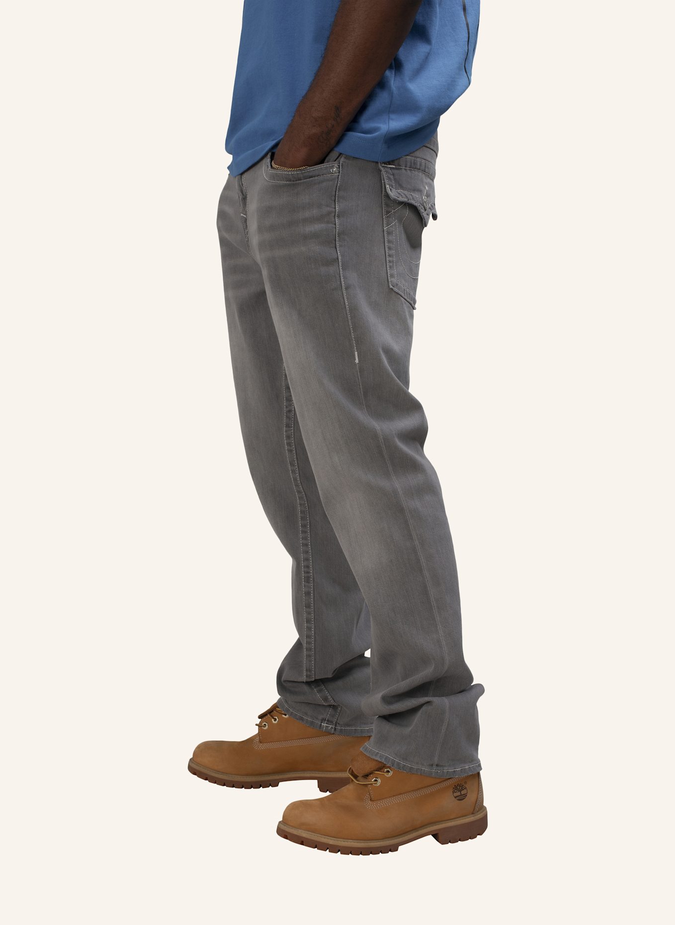 TRUE RELIGION Jeans RICKY: GRAU