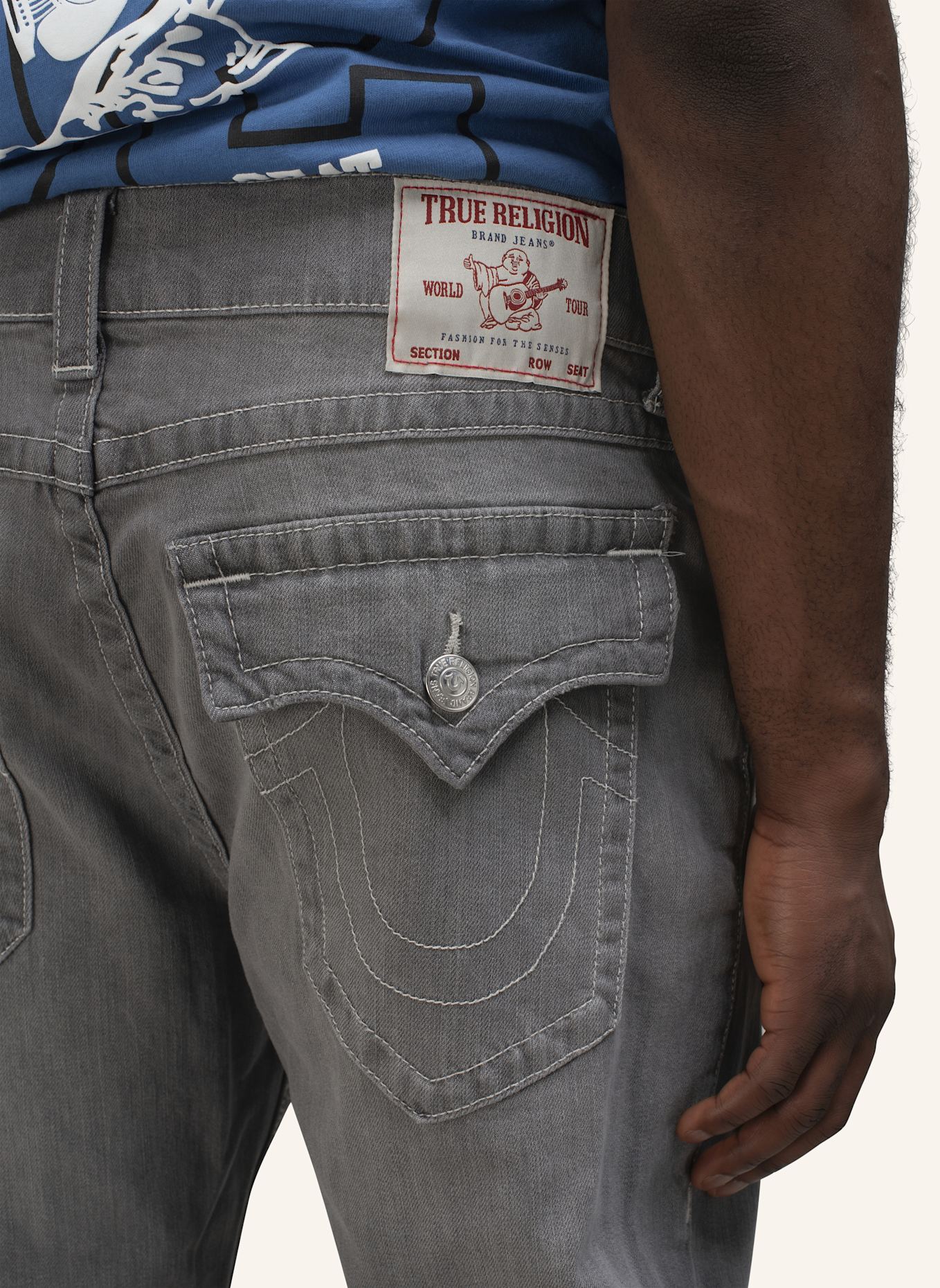 TRUE RELIGION Jeans RICKY: GRAU