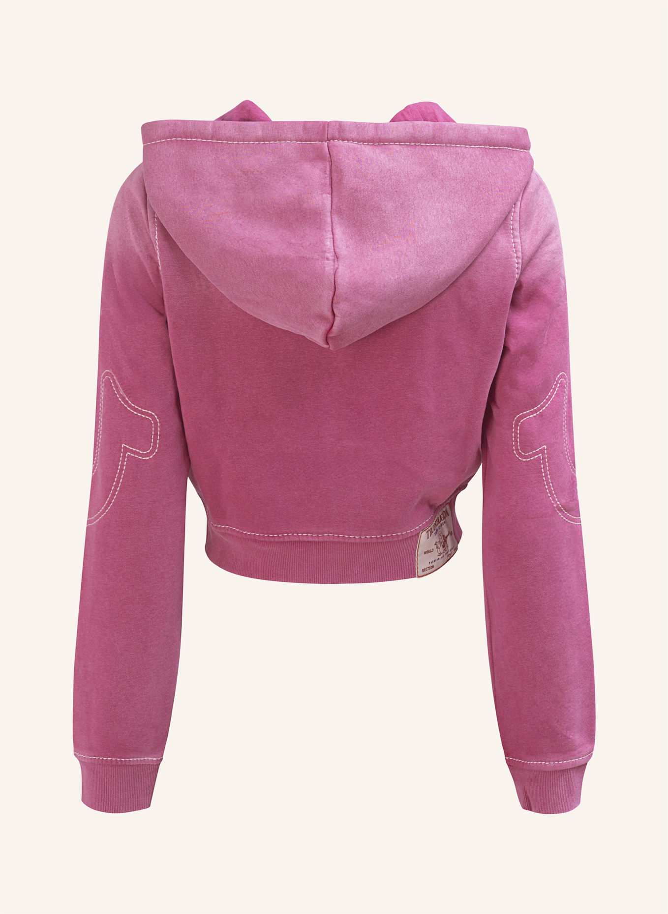 TRUE RELIGION Hoddie BIG T: PINK