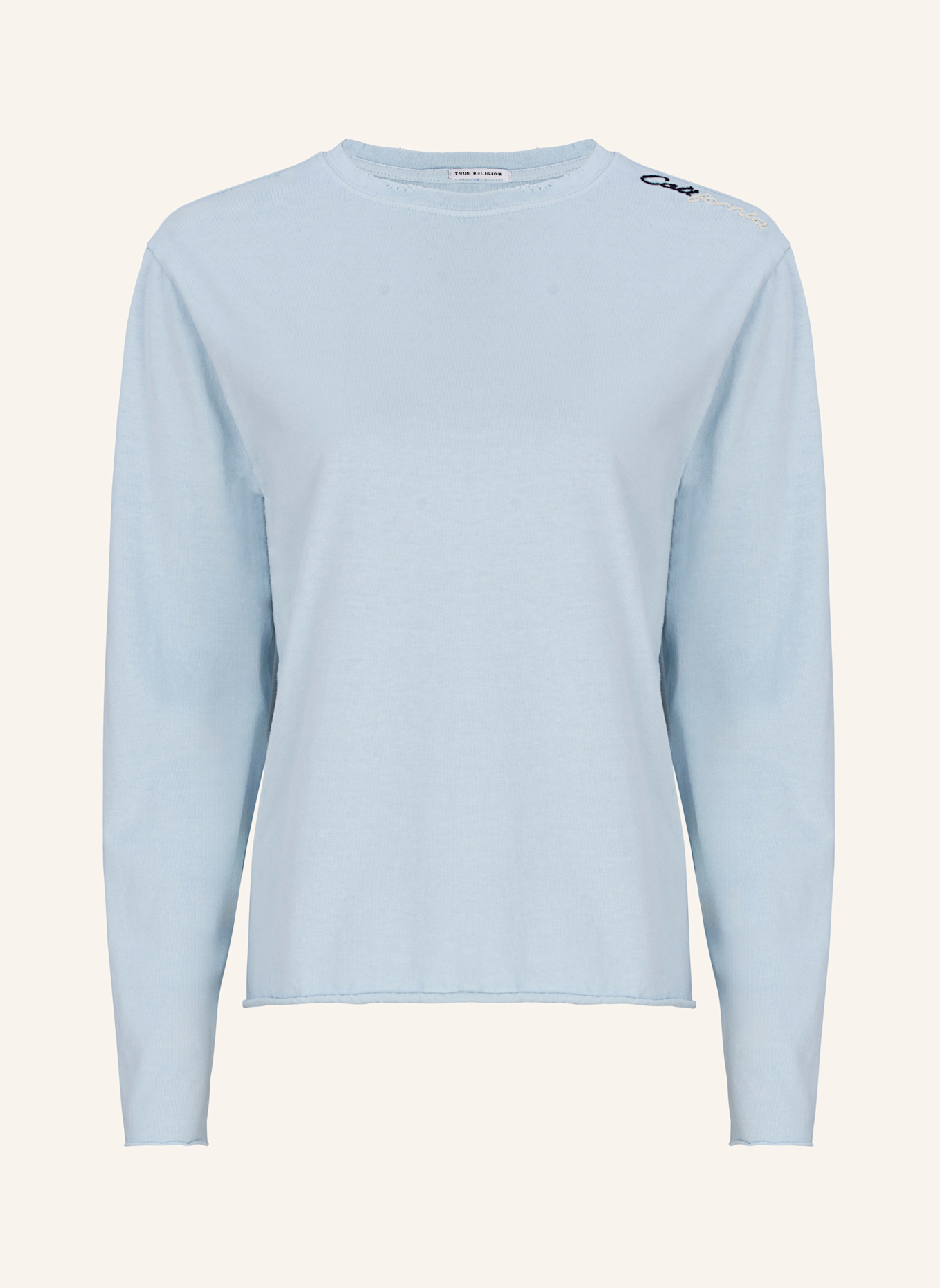 TRUE RELIGION Longsleeve EMBRO: HELLBLAU