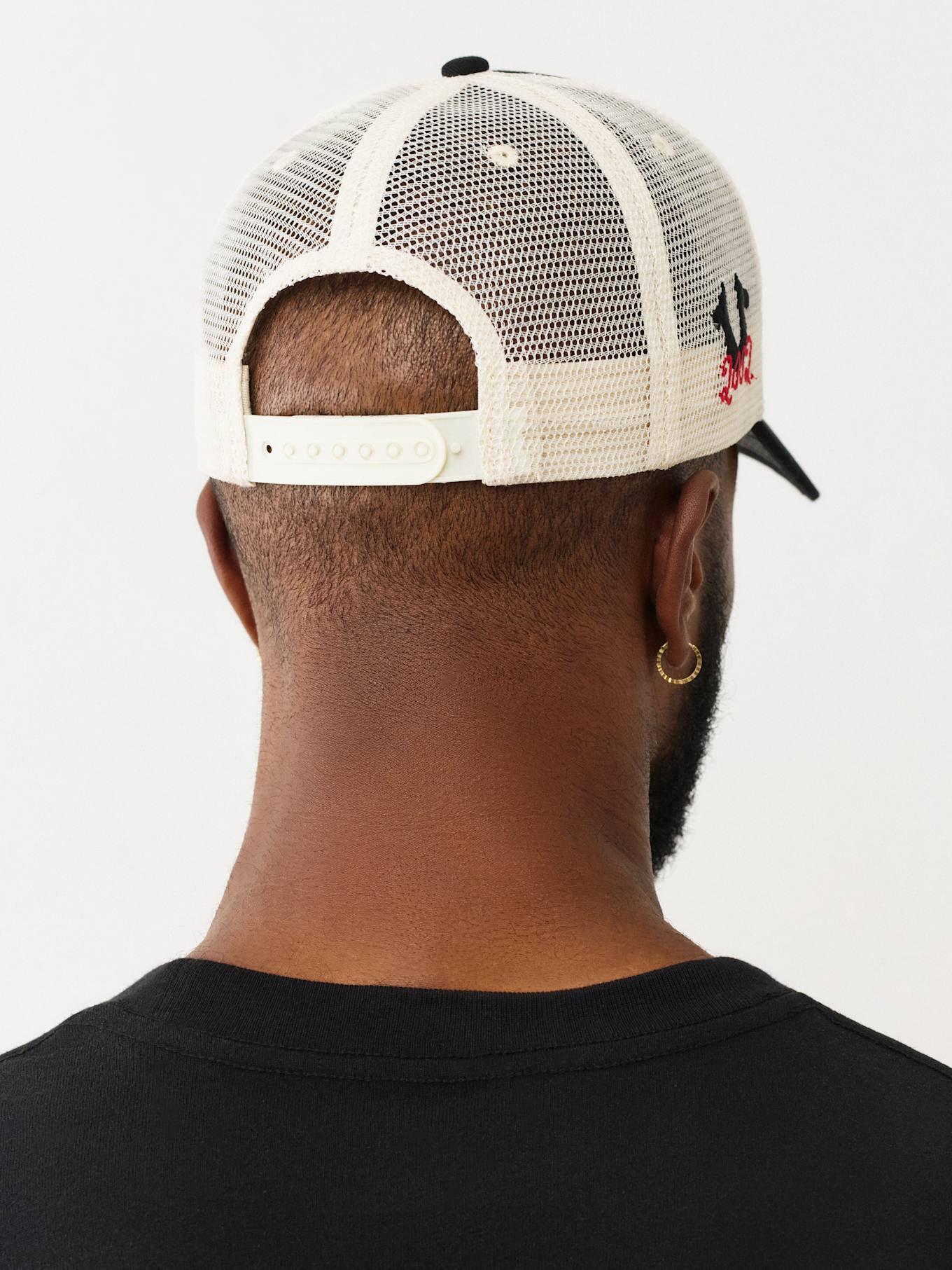 TRUE RELIGION Cap: SCHWARZ/ GRAU