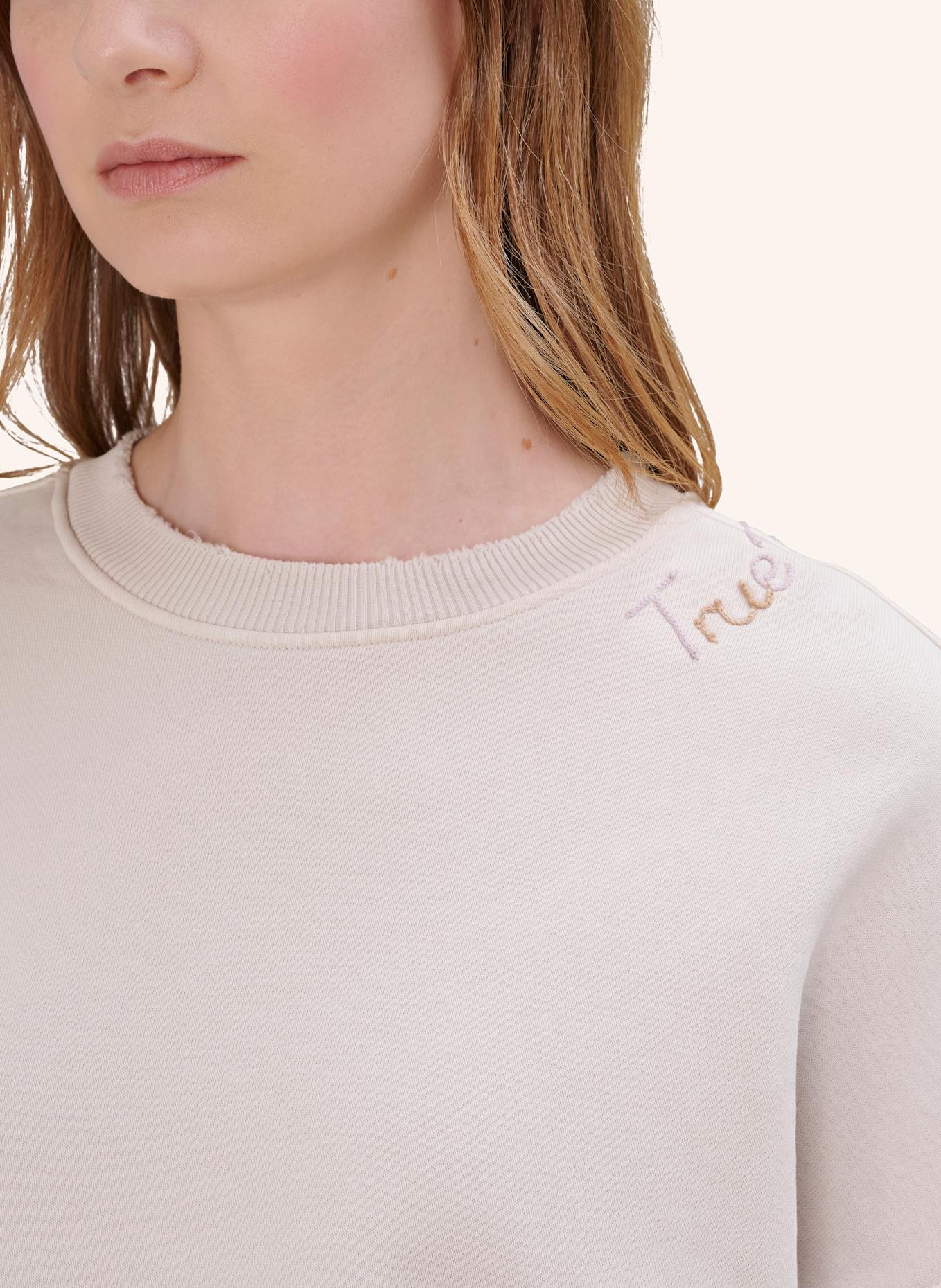 TRUE RELIGION Sweatshirt EMBRO: BEIGE